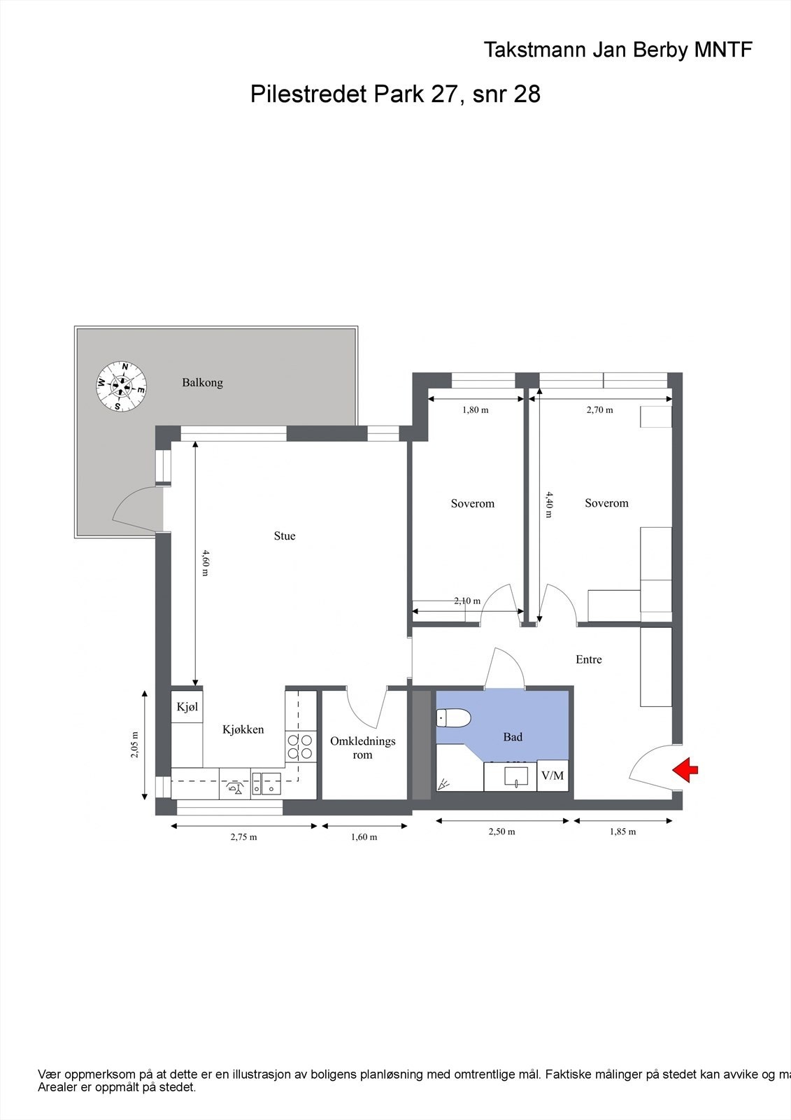 Plantegning Galleribilde