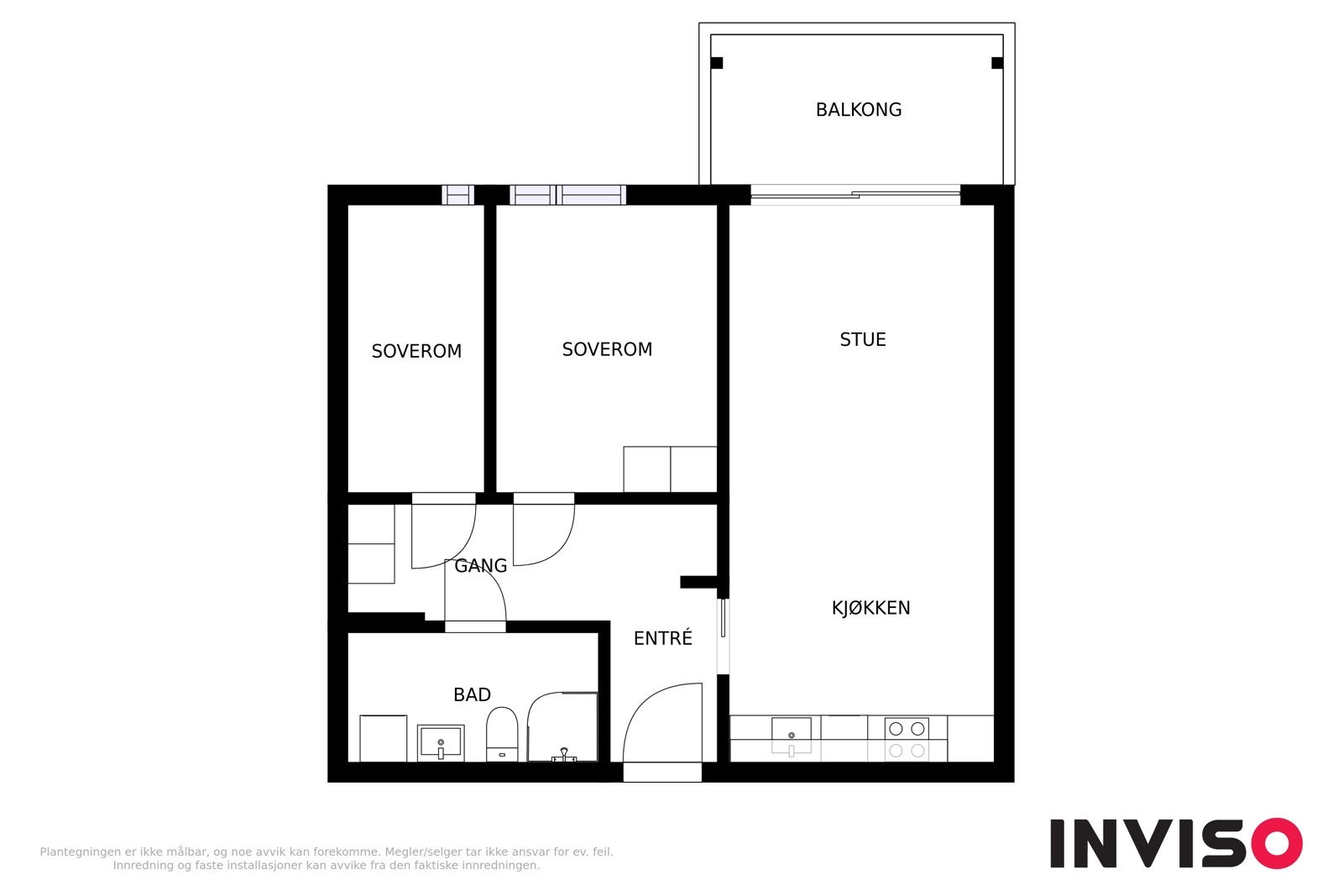 Plantegning Galleribilde