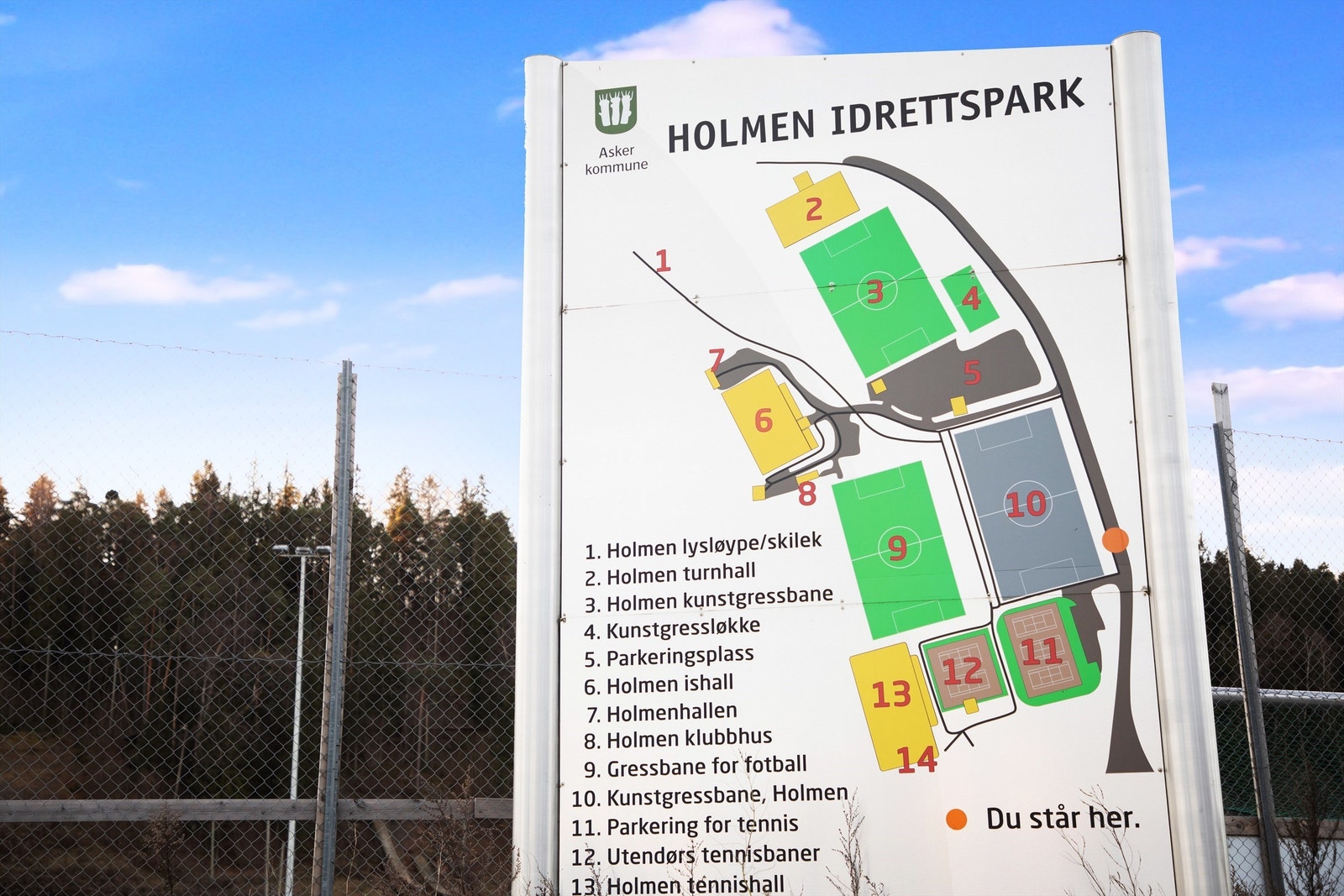 Holmen byr på en rekke idrettstilbud Galleribilde