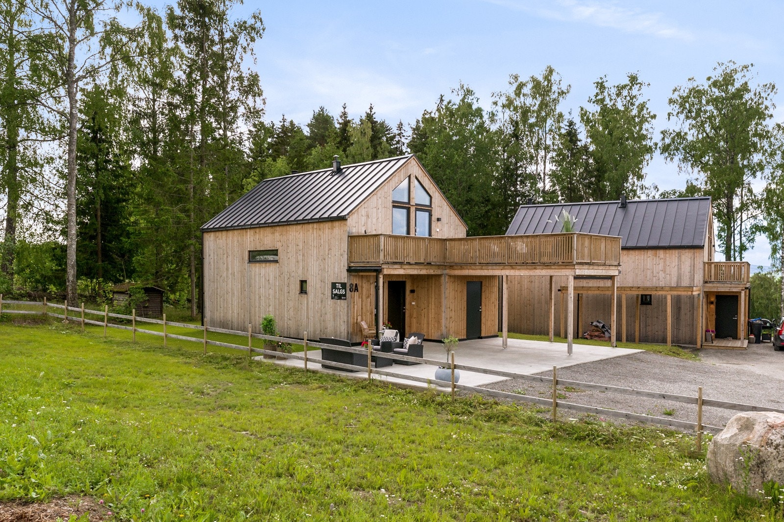 Eiendommen har gode solforhold. Galleribilde