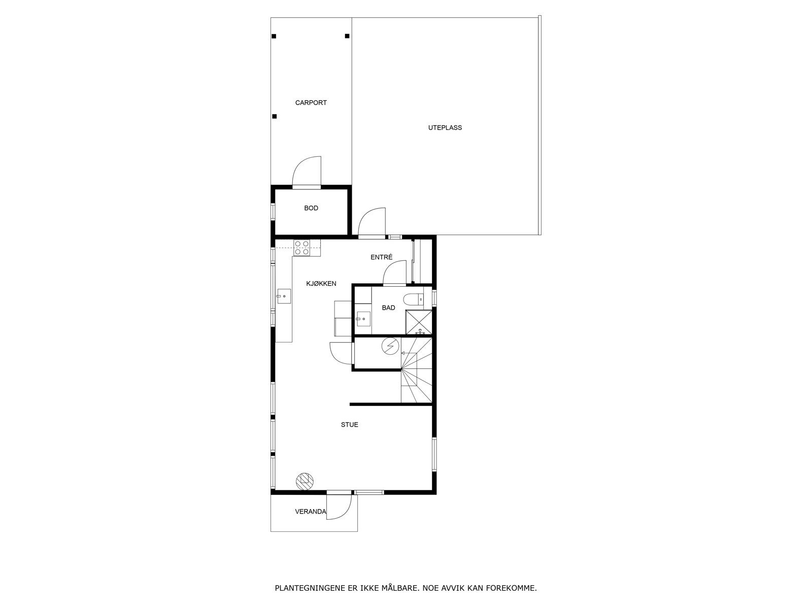 Plantegning for 1.etasje. Galleribilde