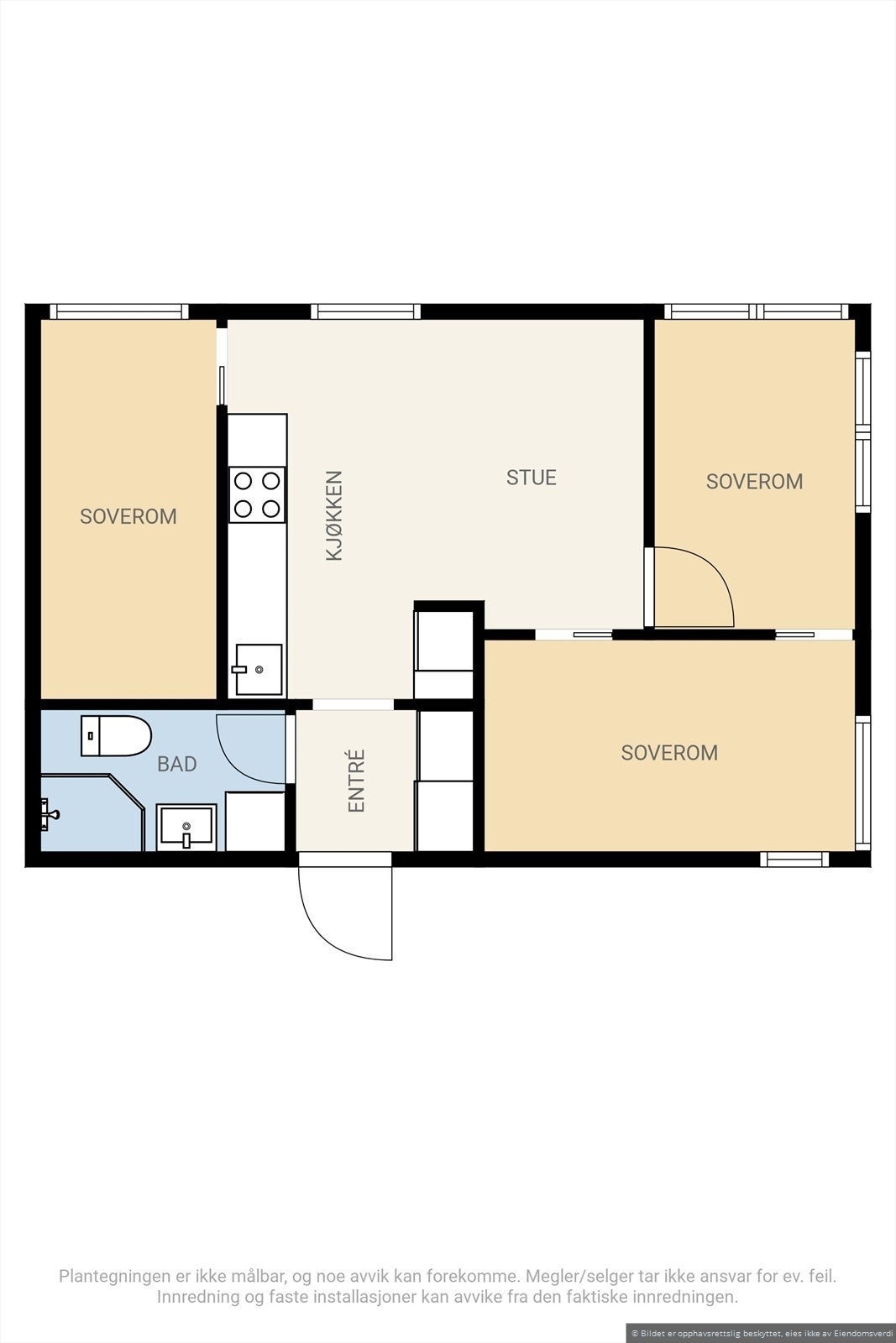 Plantegning Galleribilde