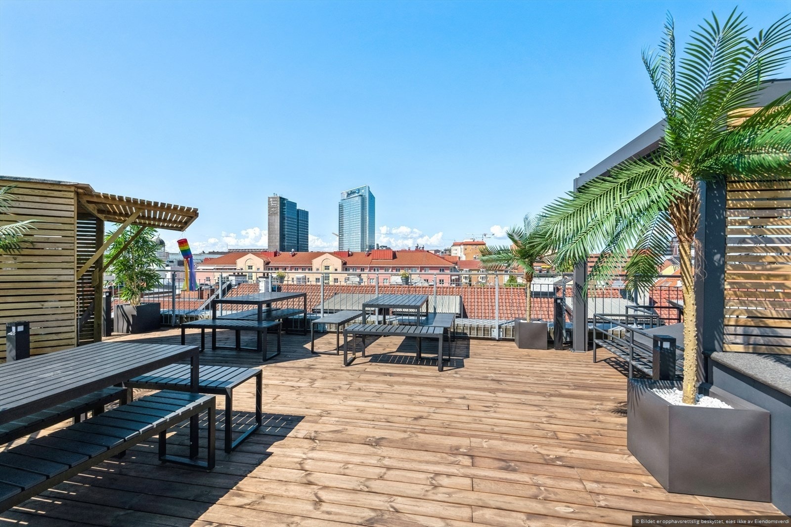 Takterasse Galleribilde