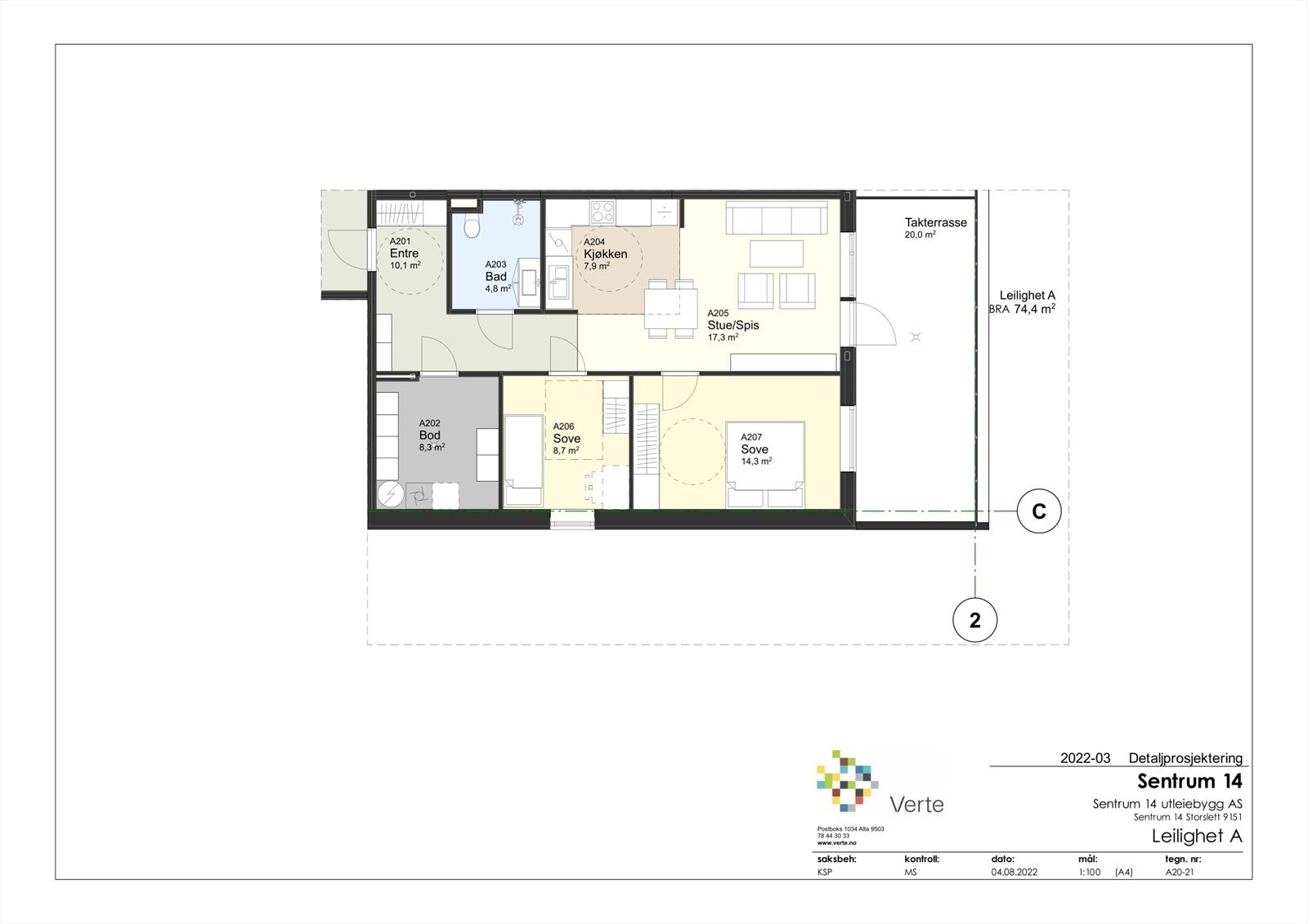 Plantegning Galleribilde