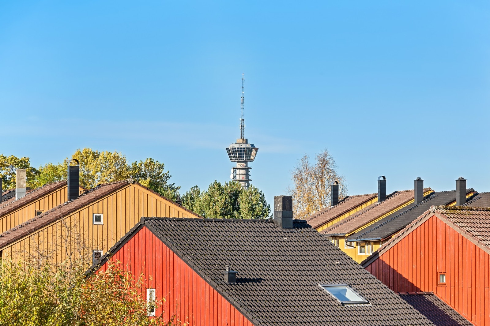 Utsikt fra balkong. Galleribilde