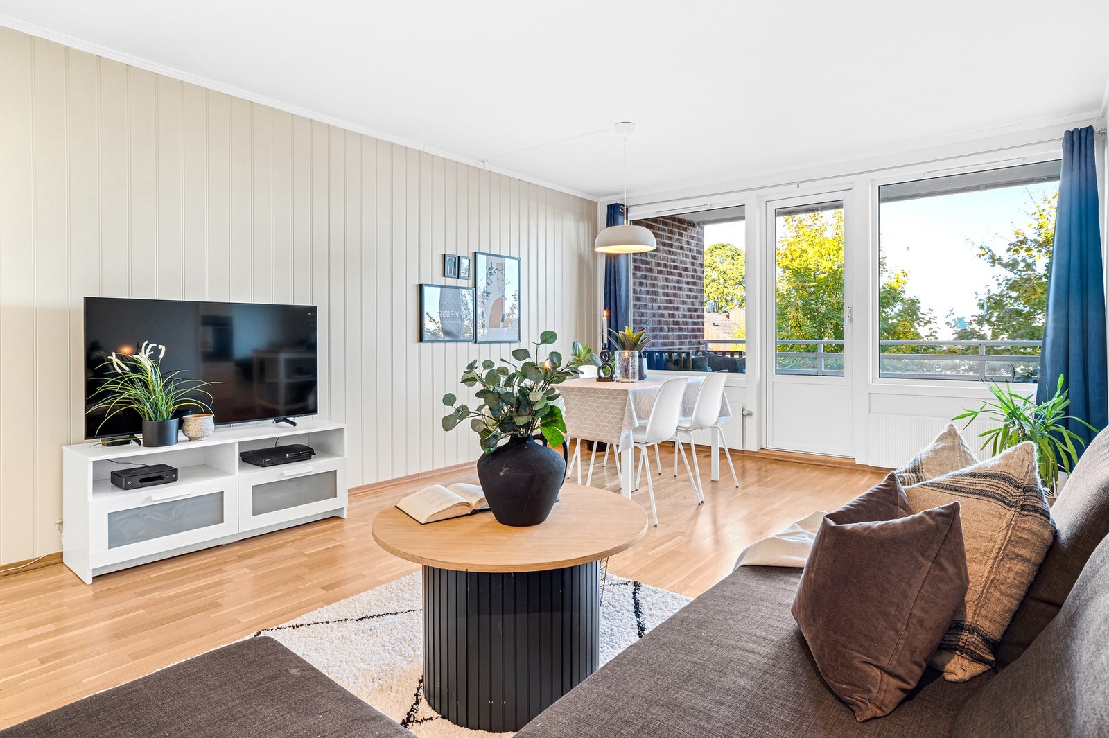 Leiligheten har en funksjonell planløsning med gode innredningsmuligheter. Galleribilde