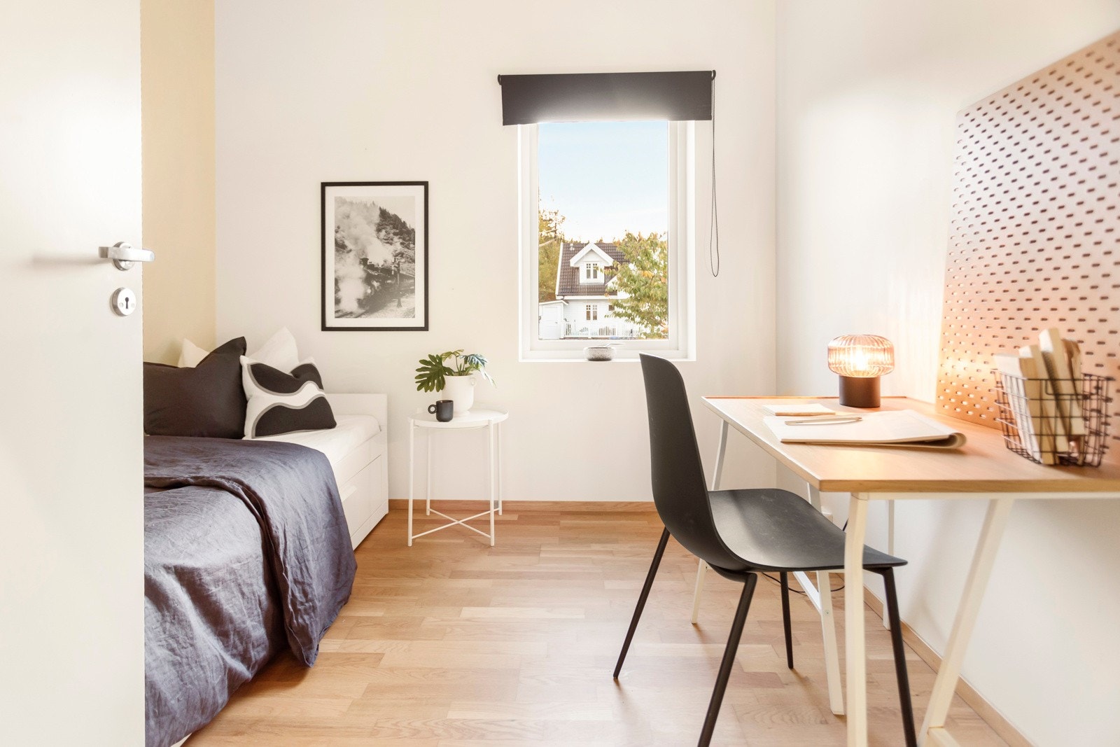 Det er to soverom i leiligheten Galleribilde