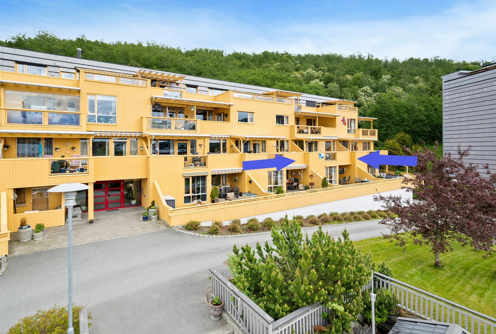 Fin 3- roms selveierleilighet på 74m² med glimrende beliggenhet i Rådhusvegen. Galleribilde