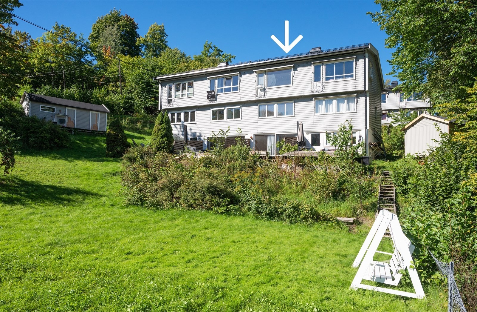 Blakstad hageby er kjent for sitt gode bomiljø og gode oppvekstsvilkår. Galleribilde