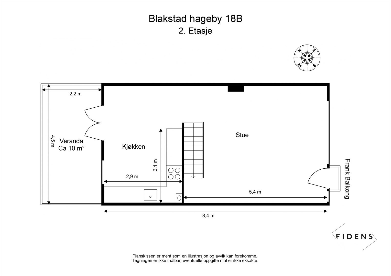 Plantegning 2. etasje. Galleribilde