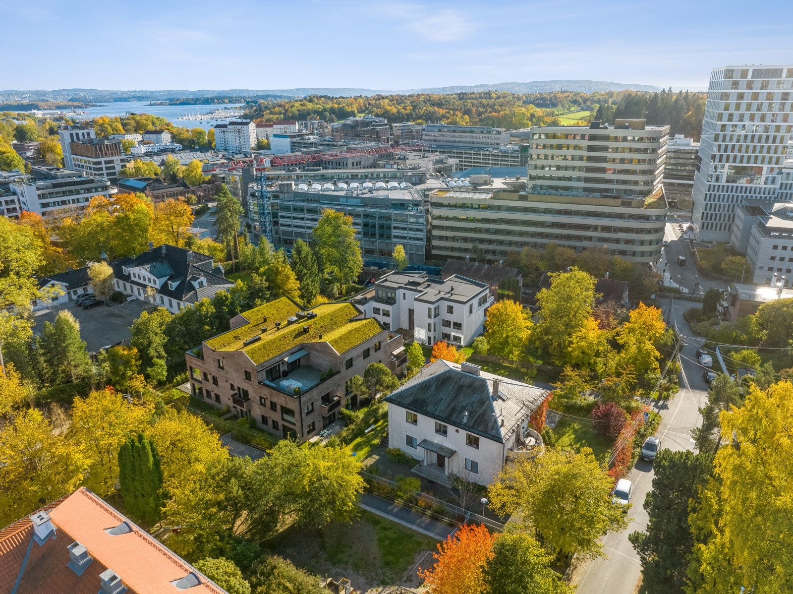 Boligen ligger som første villa i en liten stikkvei fra Askeveien som er en blindvei med innkjøring fra Prinsessealléen ved Skøyenparken Galleribilde