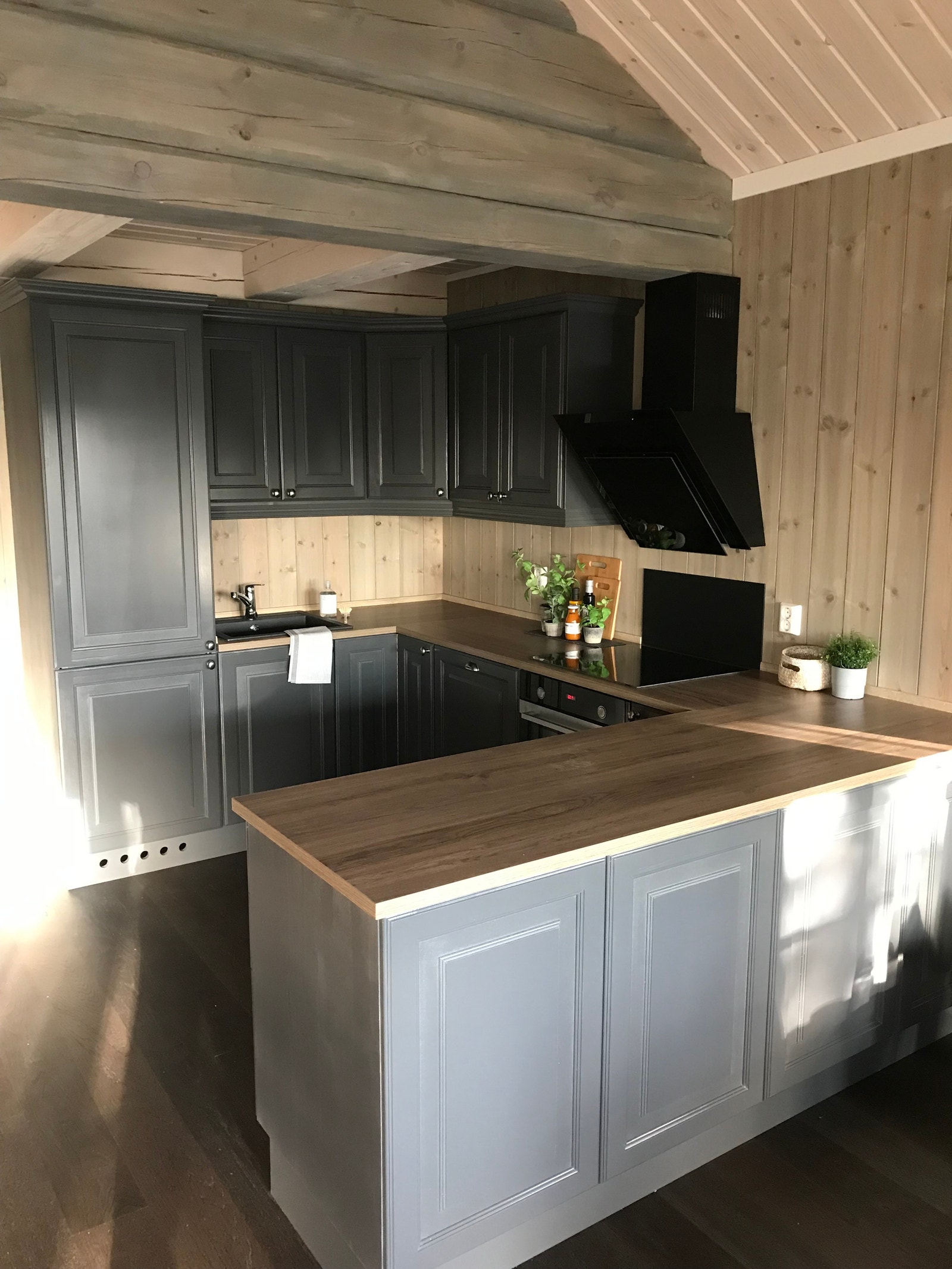 Bilde av tidligere oppført hytte på Sjusjøen Galleribilde