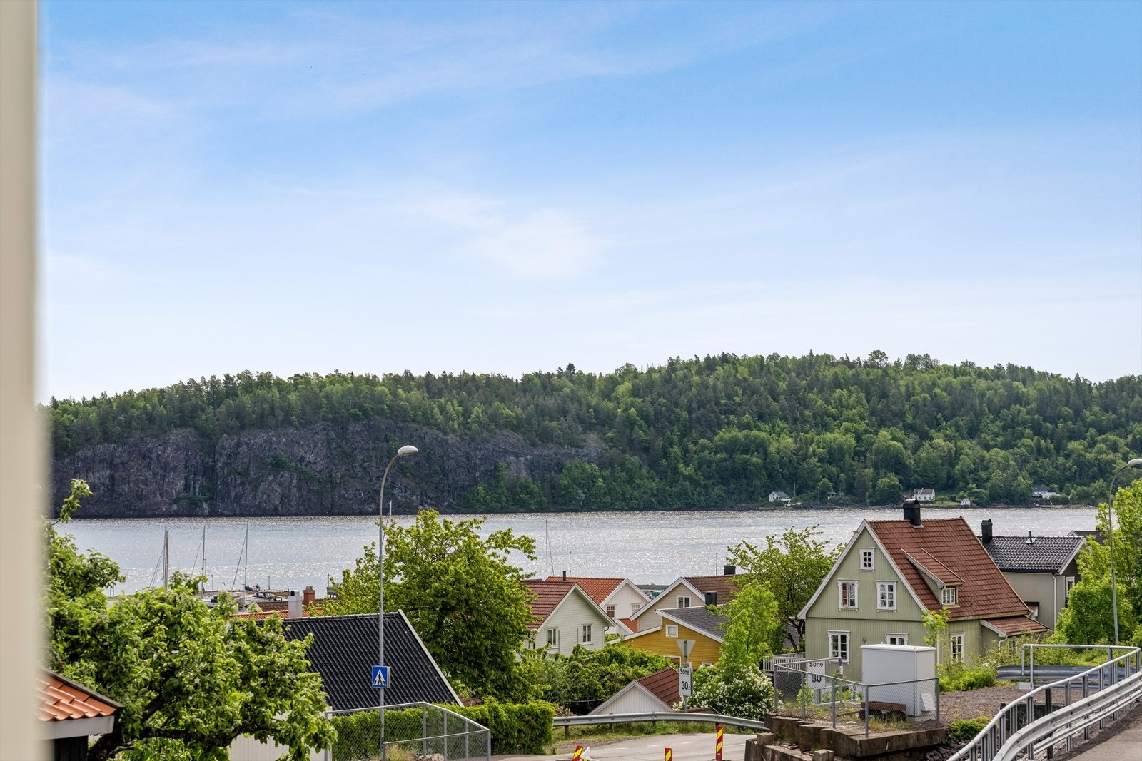 Utsikt fra terrassen Galleribilde