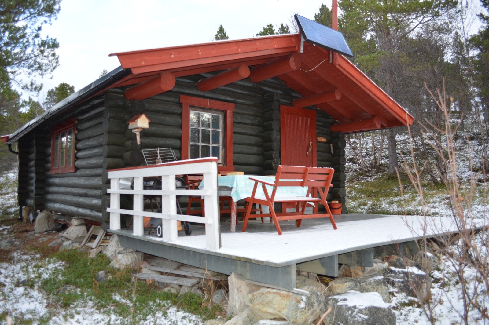 Plass til sittegruppe ute Galleribilde