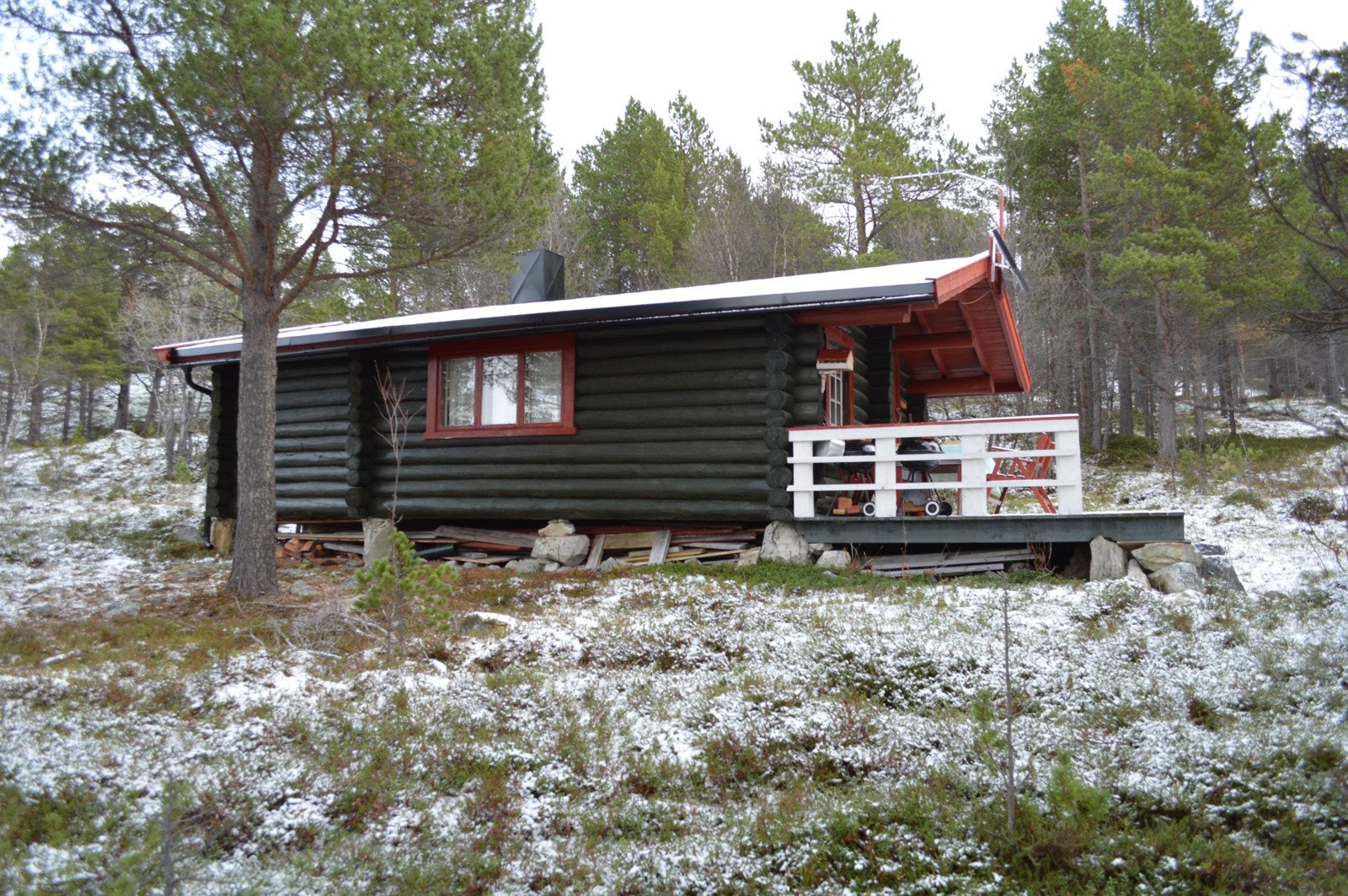 Nedersiden av hytten Galleribilde