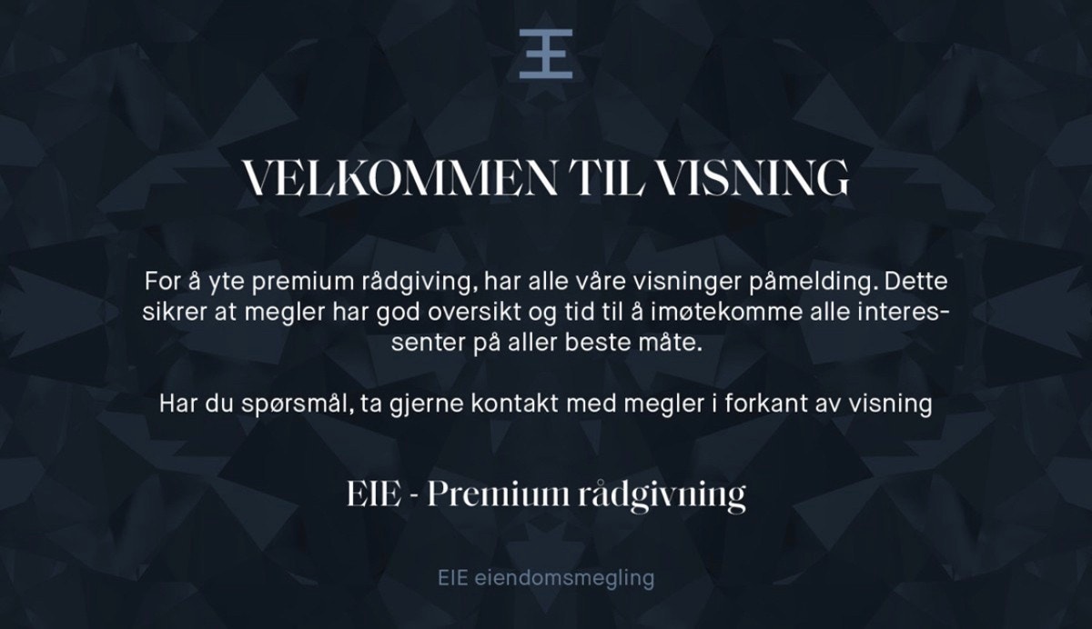 Velkommen til en hyggelig visning! Galleribilde