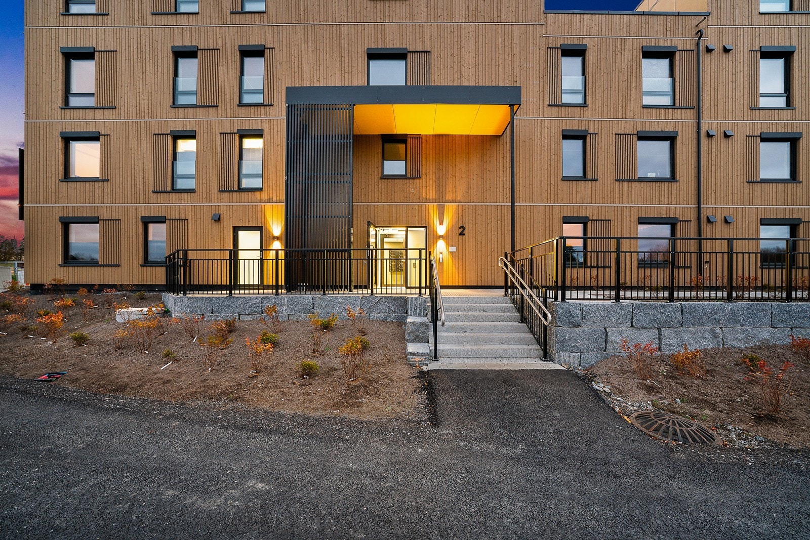 Lekkert inngangsparti Galleribilde
