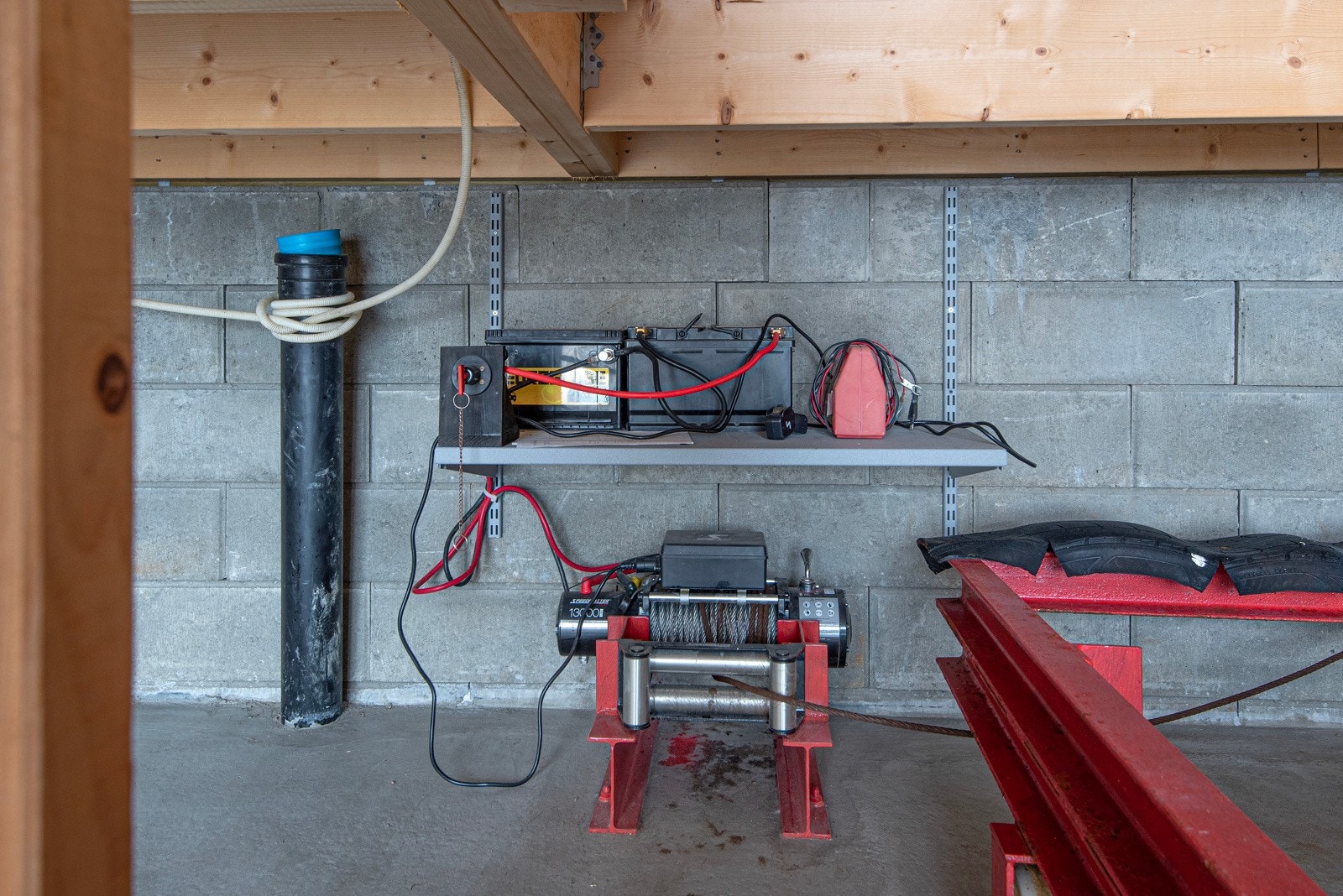 Det er installert vinsj i 2018. Denne medfølger i handelen. Galleribilde