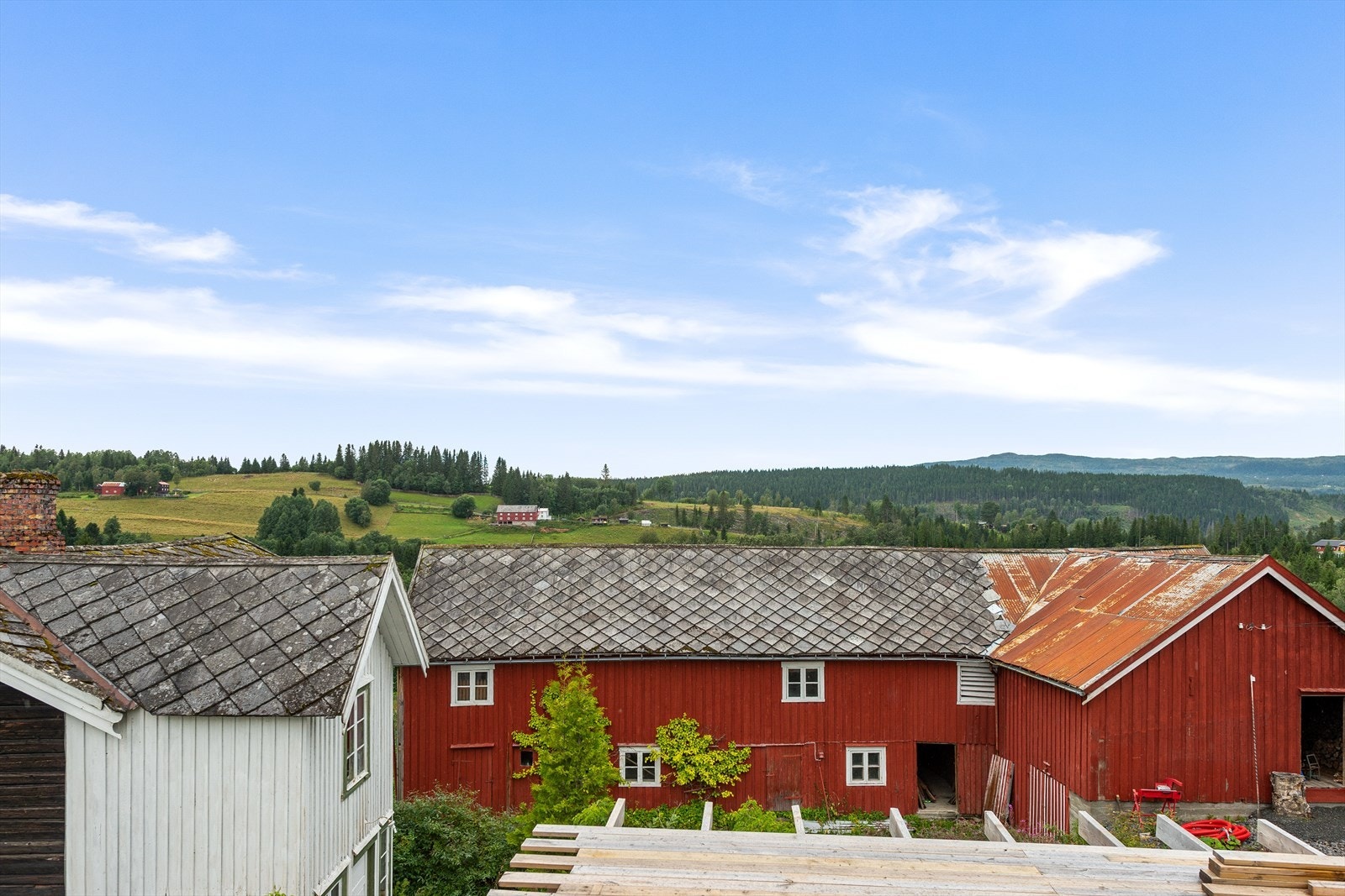 Terrassen er påbegynt Galleribilde