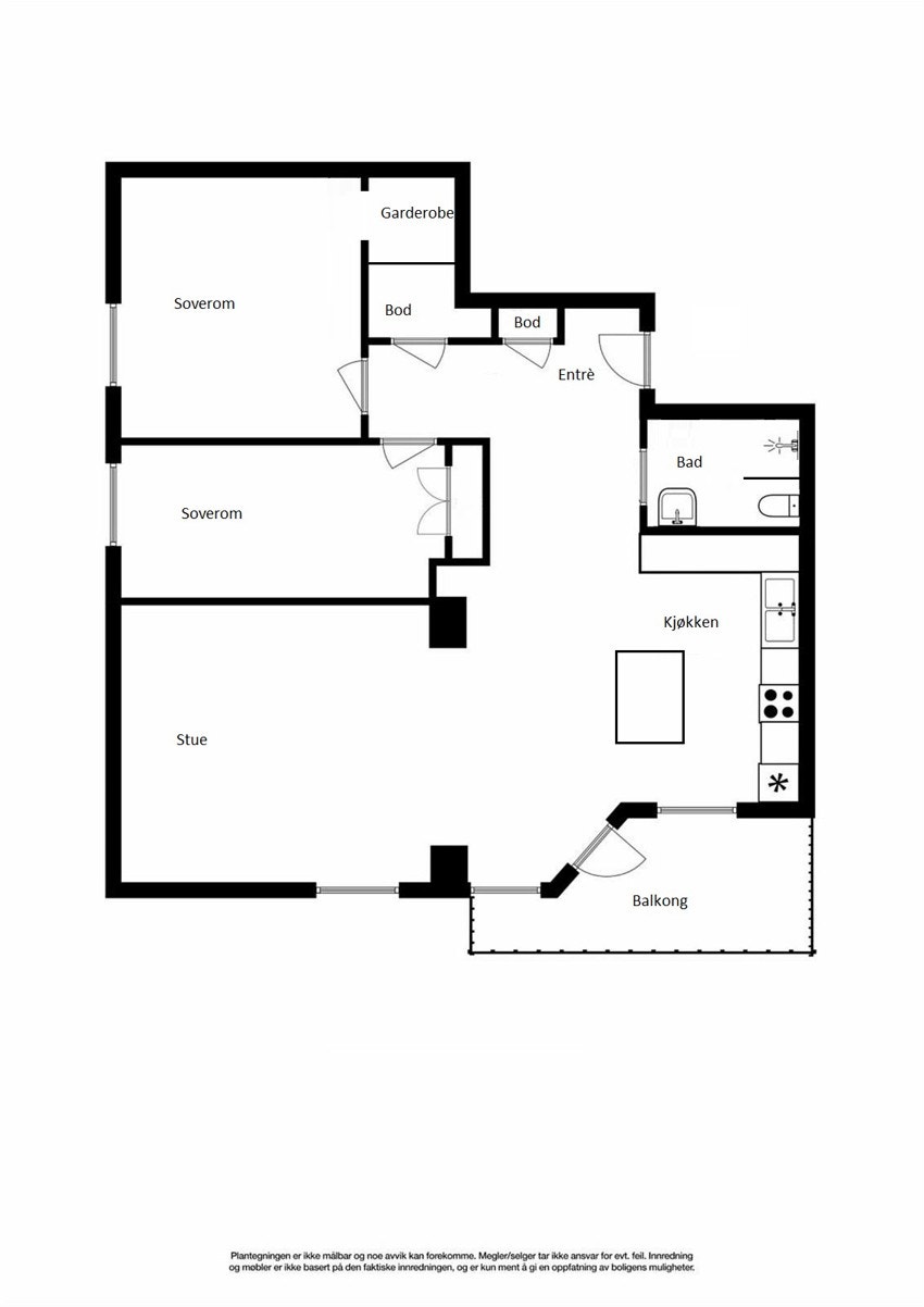 Plantegning Galleribilde