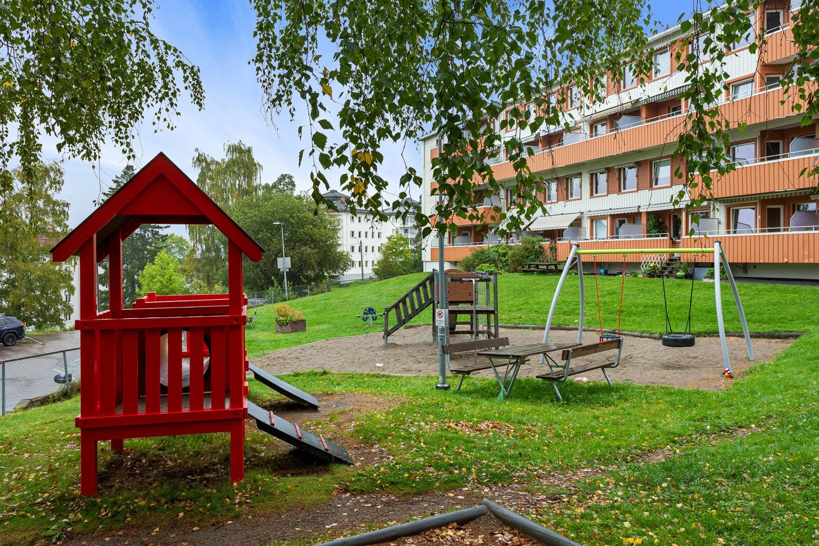 Store fellesarealer til glede for barn og voksne. Galleribilde