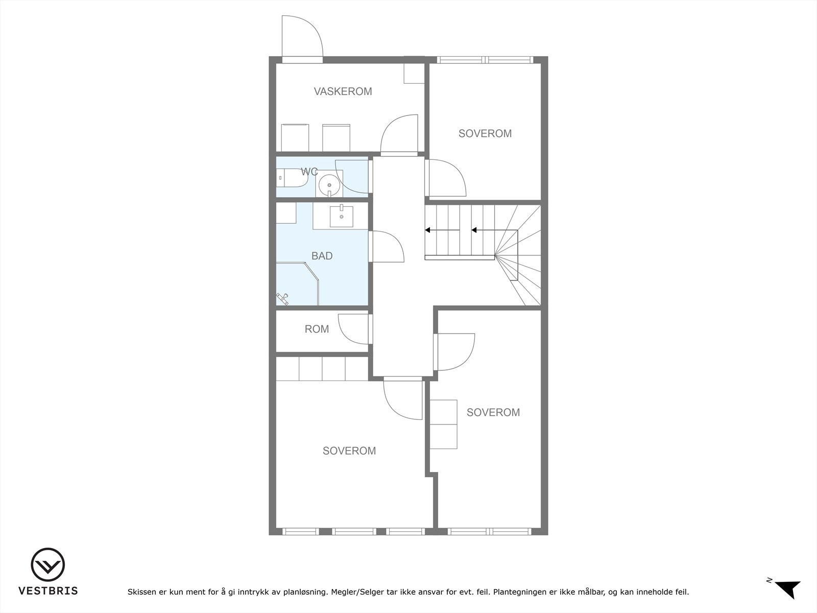 Plantegning 2.etasje Galleribilde
