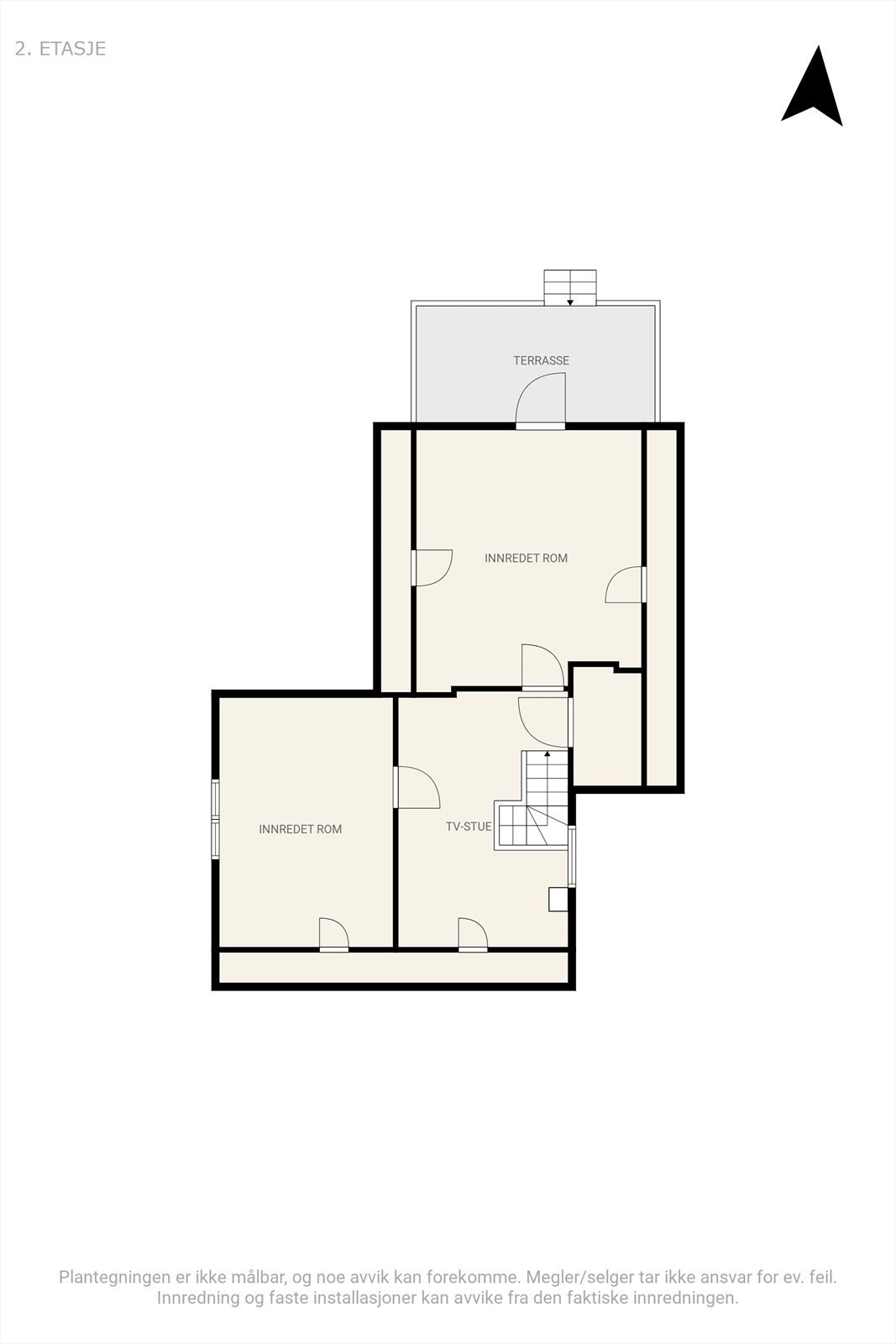 Plantegning - Loft Galleribilde