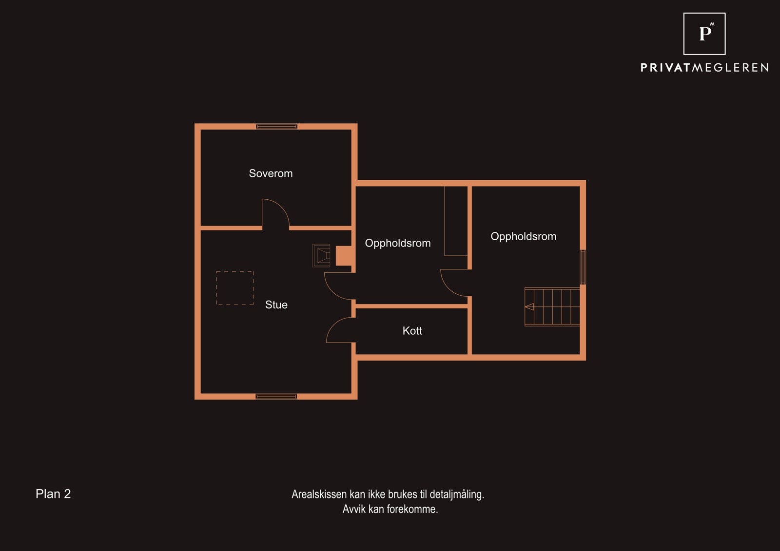 Plantegning av 2. etg. Galleribilde