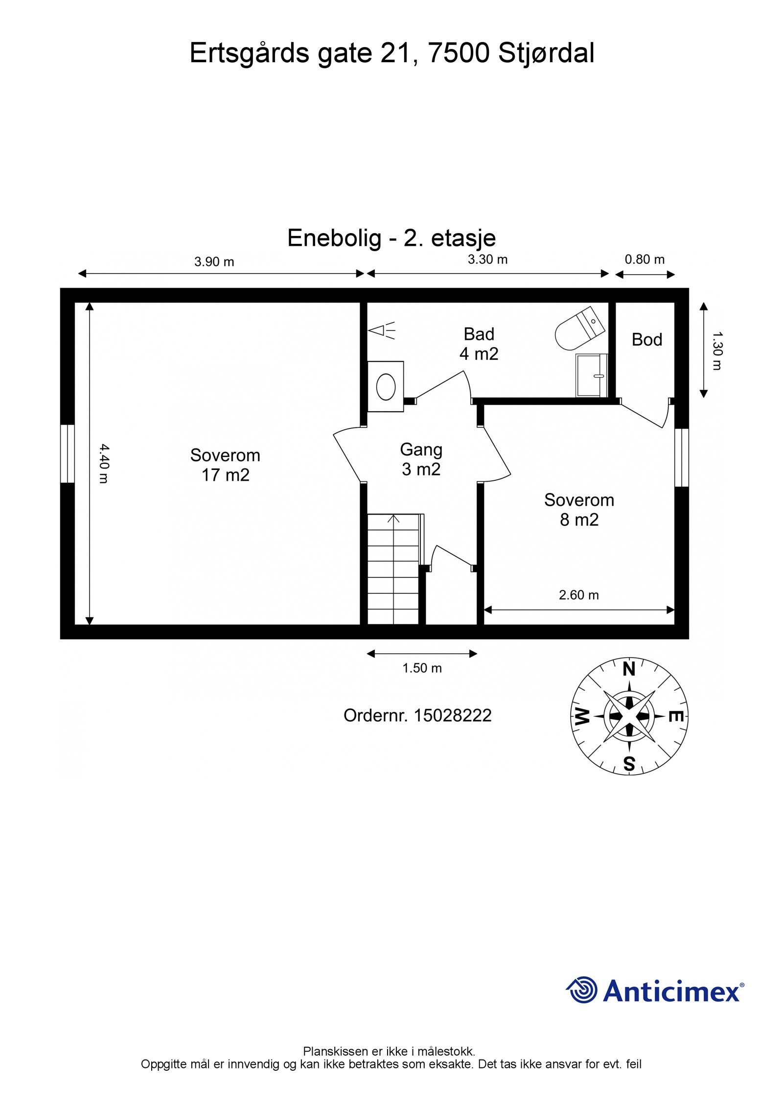 Plantegning 2 etasje Galleribilde