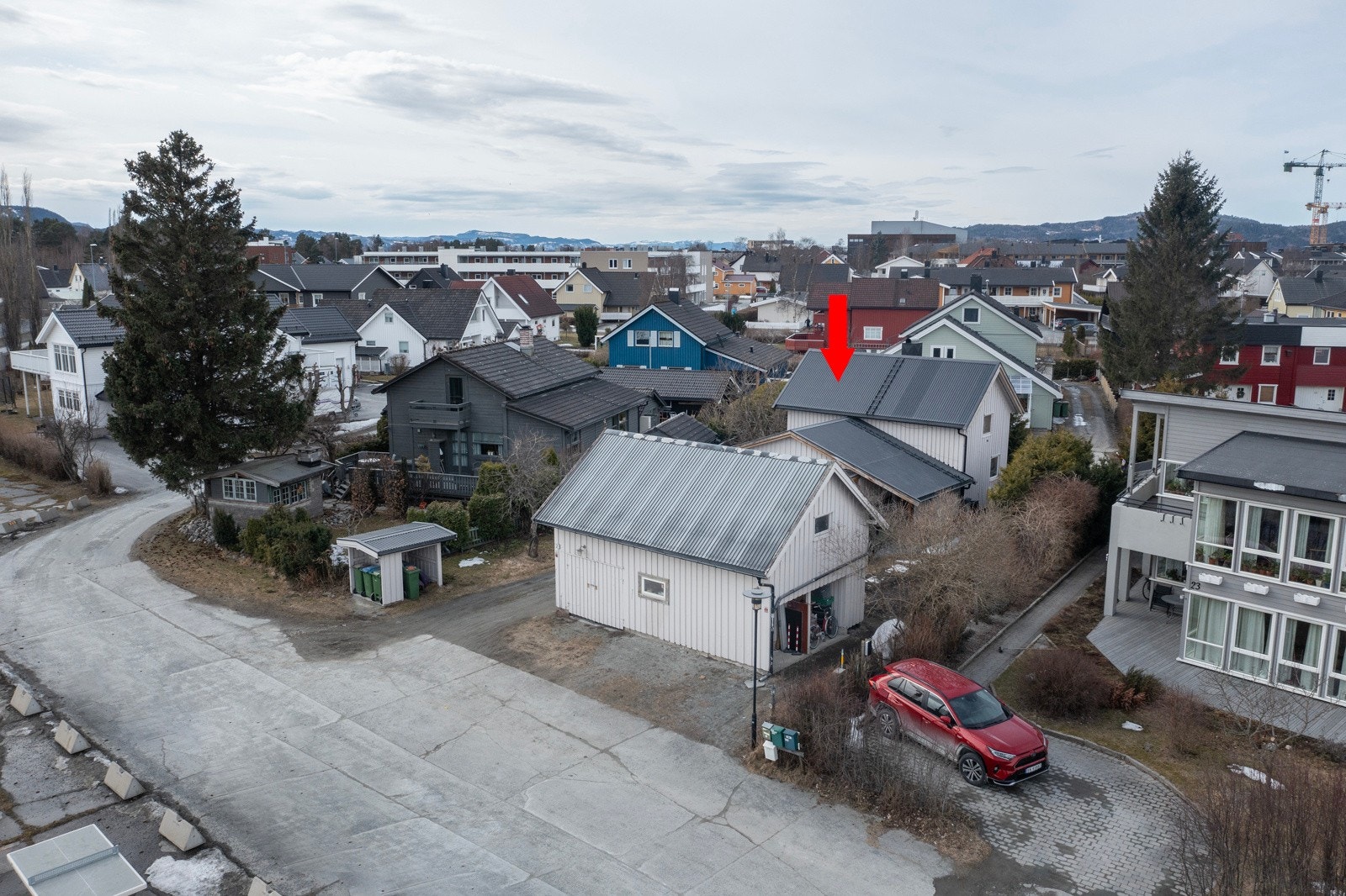 Dronefoto Galleribilde