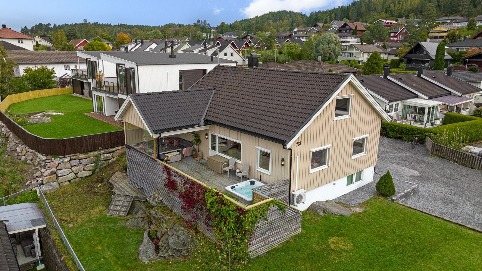 Høydefoto av boligen Galleribilde