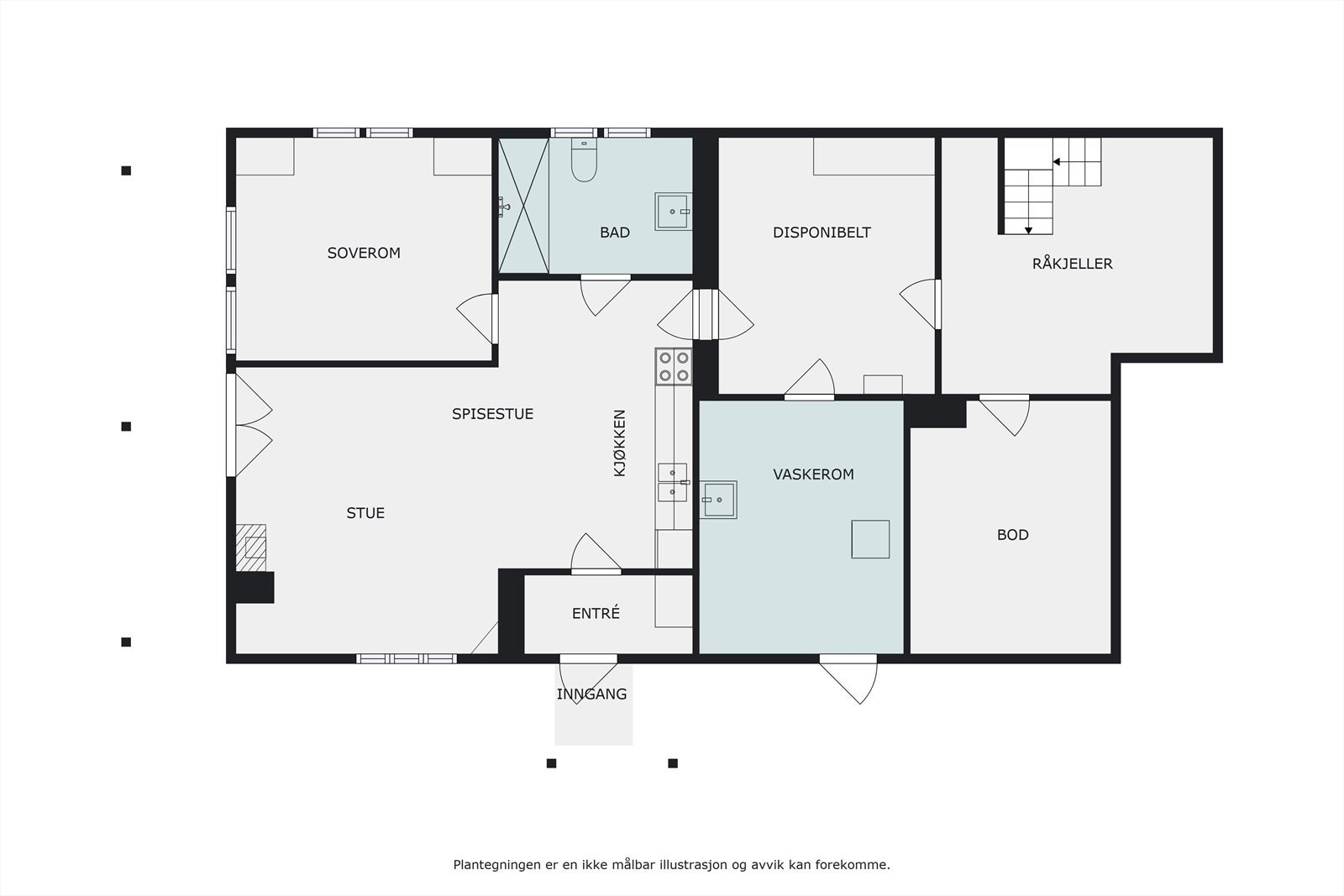Plantegning Galleribilde