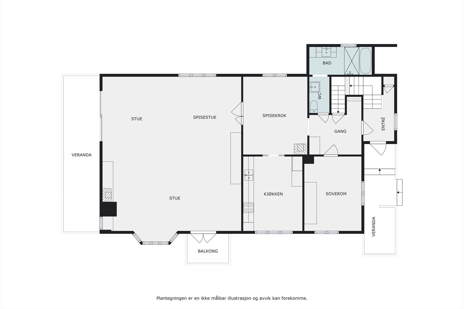 Plantegning Galleribilde