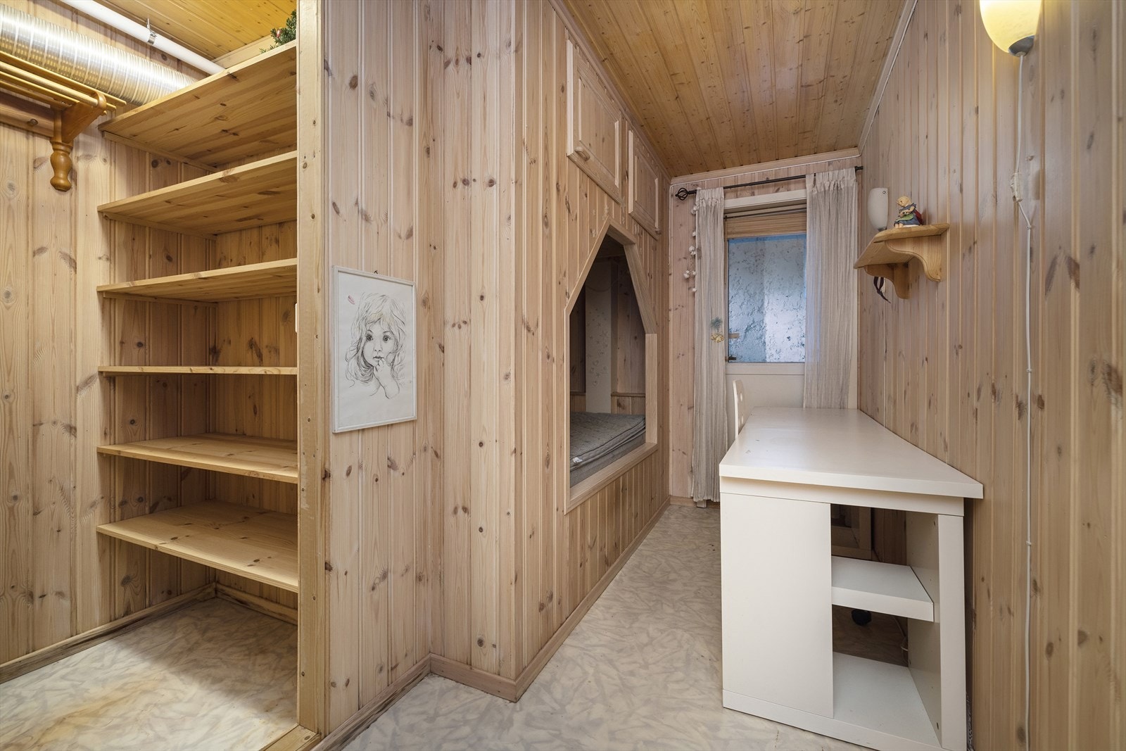 Soverom som i dag benyttes som kontor. Galleribilde