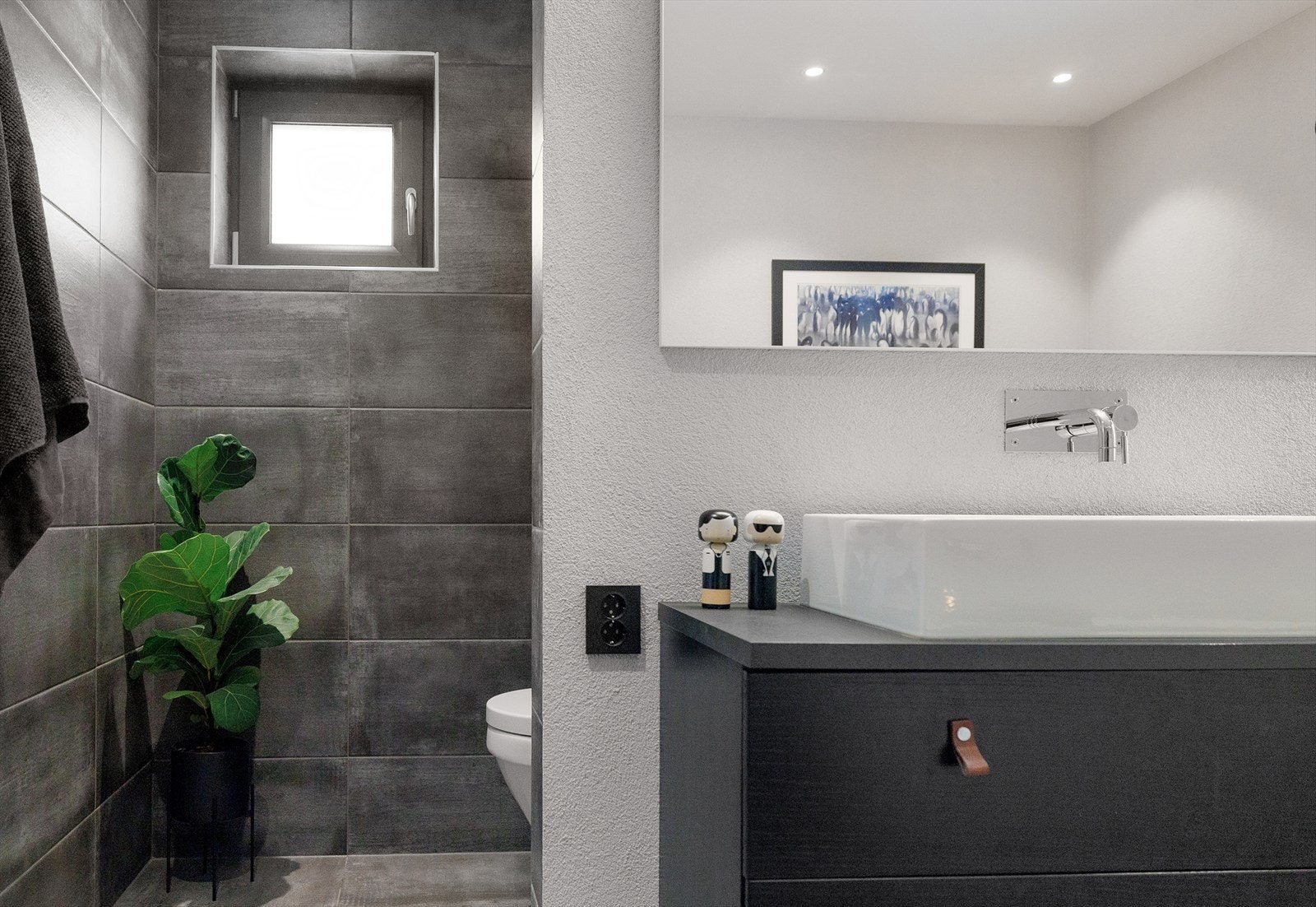 Toalettet er i sin egen nisje. Galleribilde