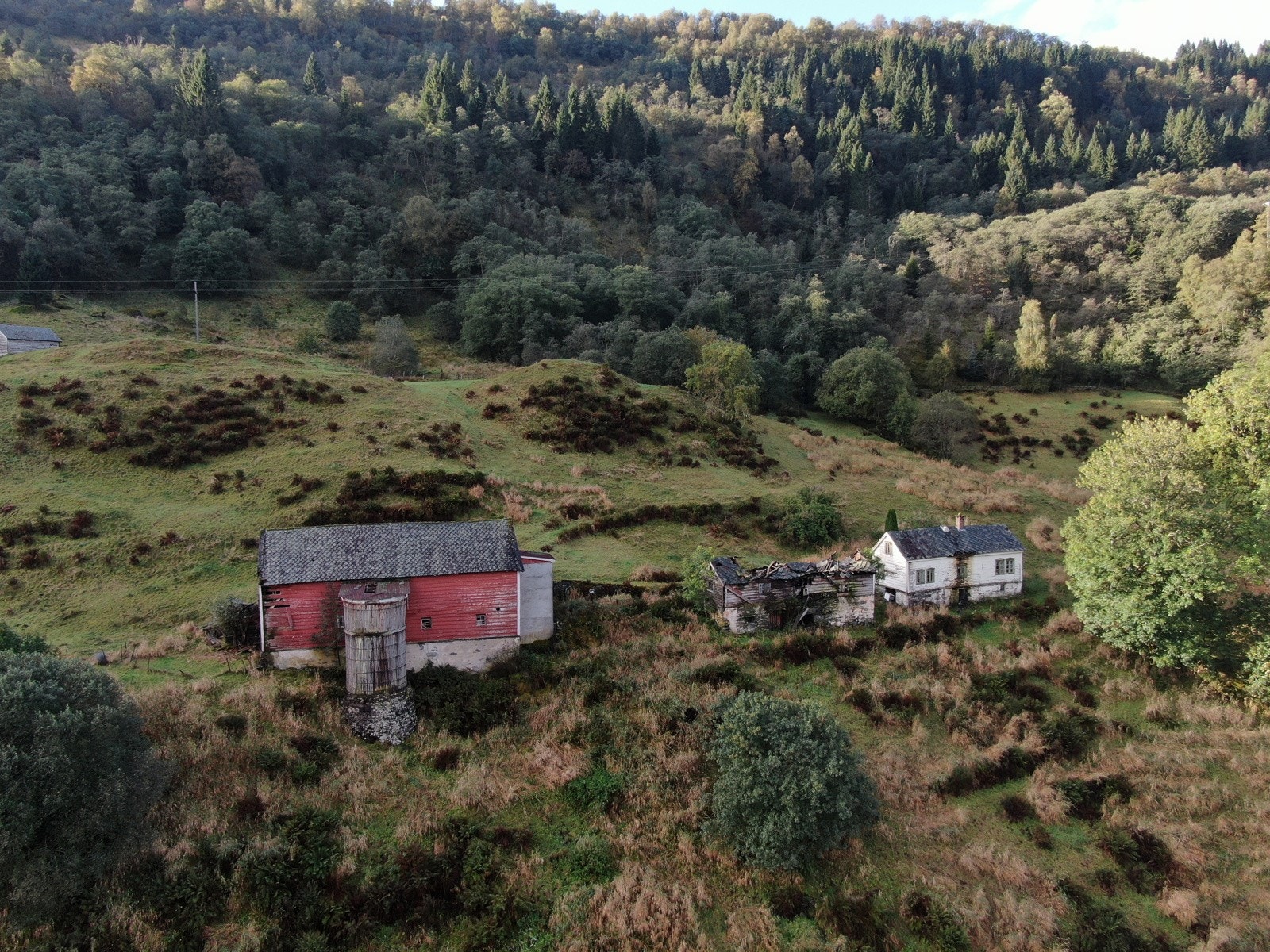Oversiktsbilde av gården Galleribilde