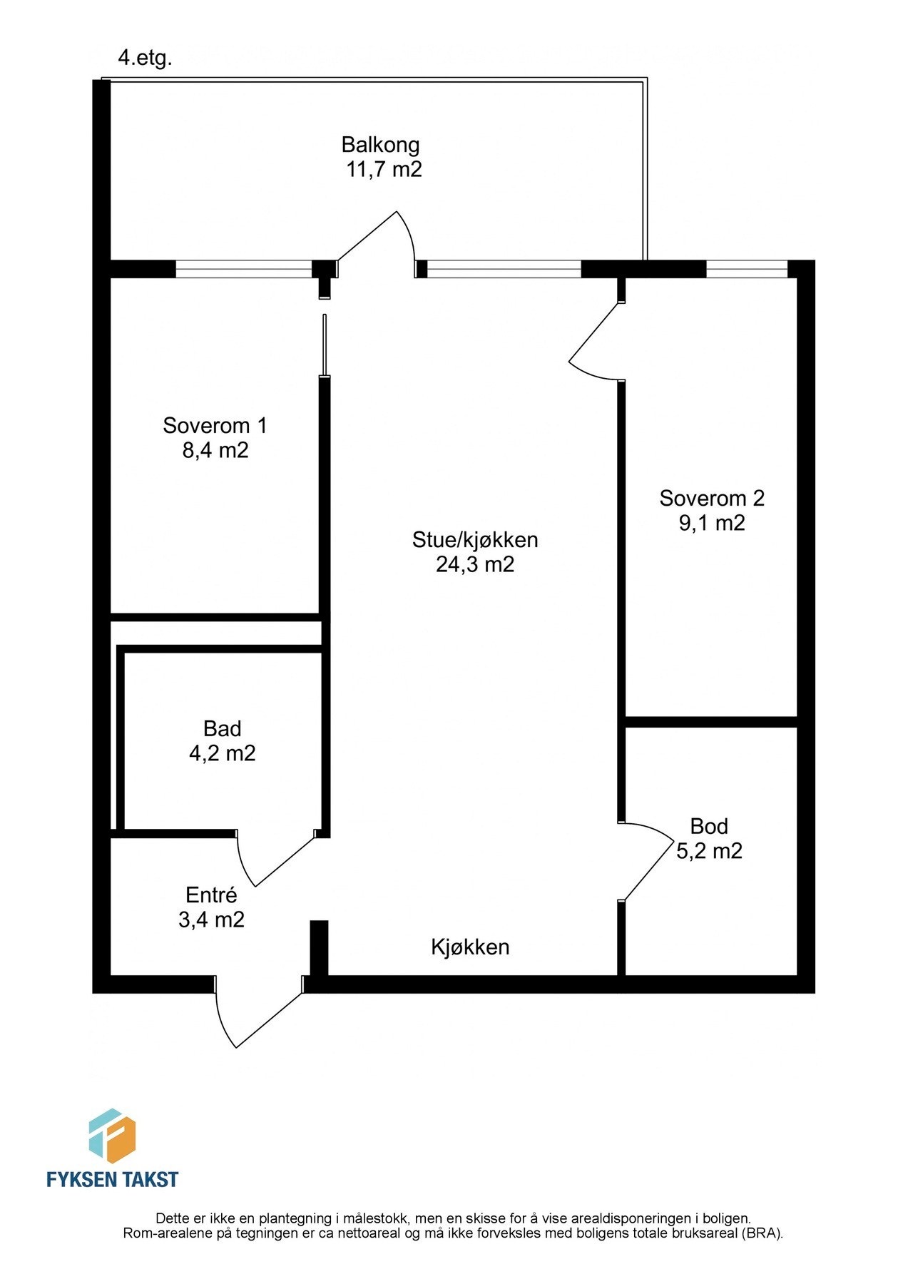 Planskisse. Galleribilde