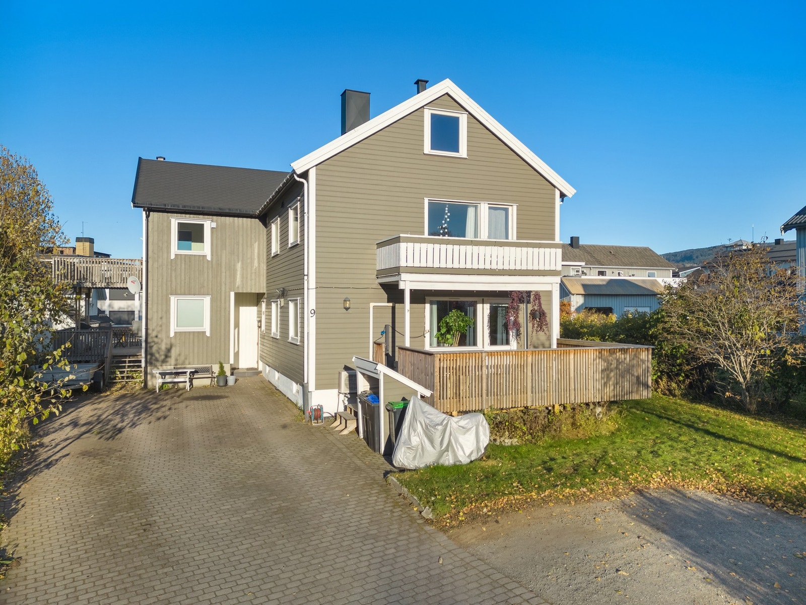 Byggets fasade. Galleribilde