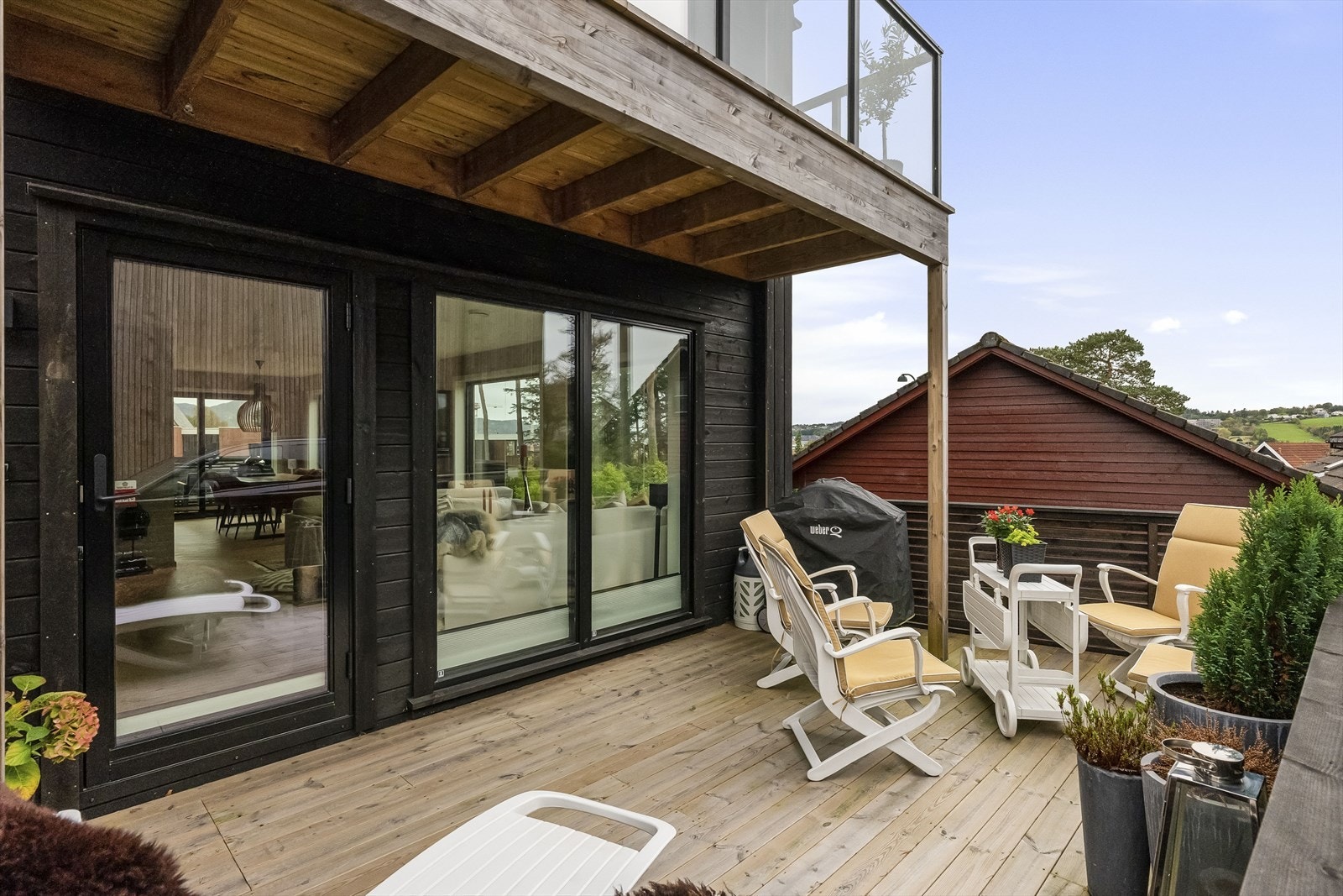 Her er det god plass til flere utemøbler Galleribilde