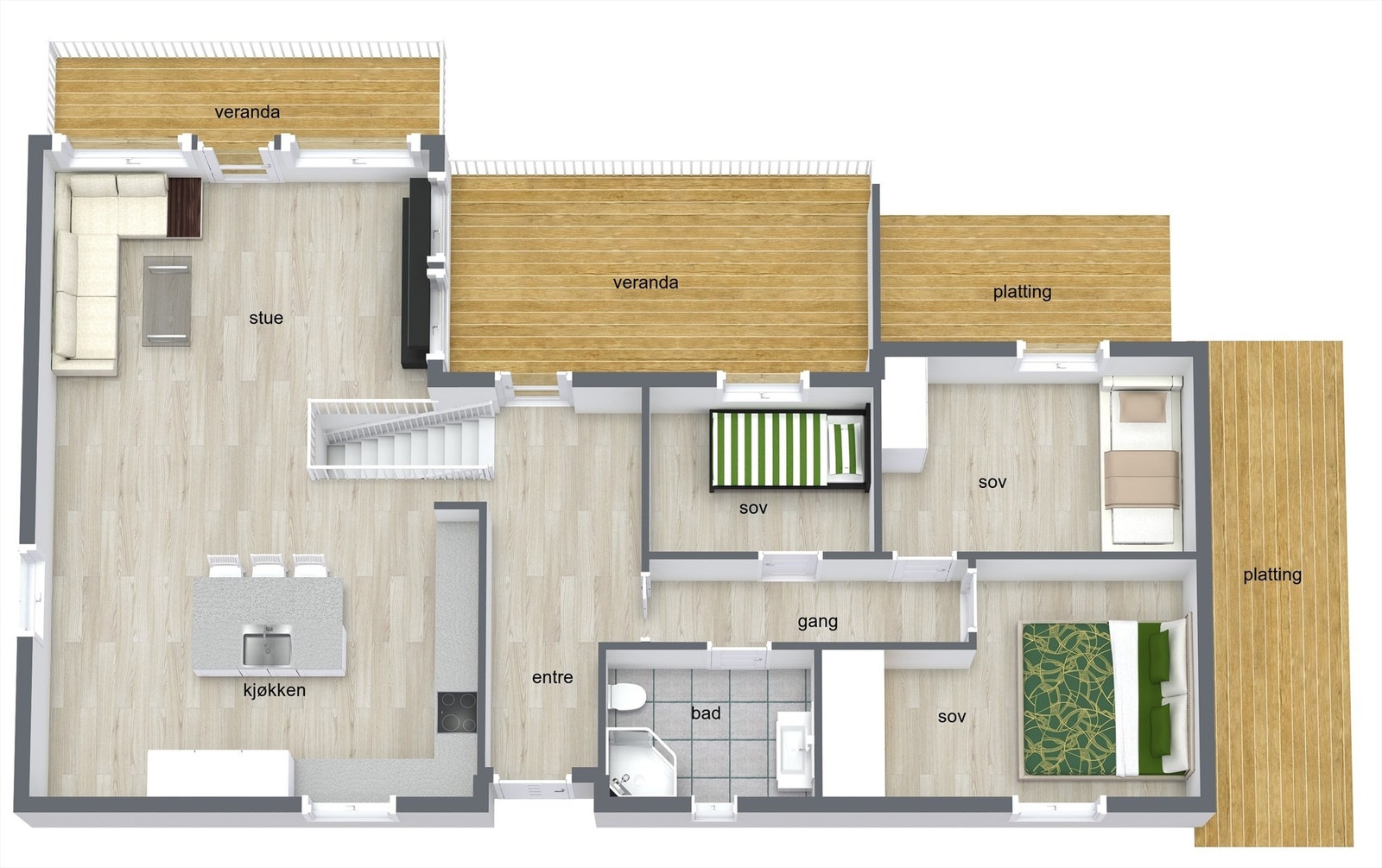 Første etasje. Galleribilde