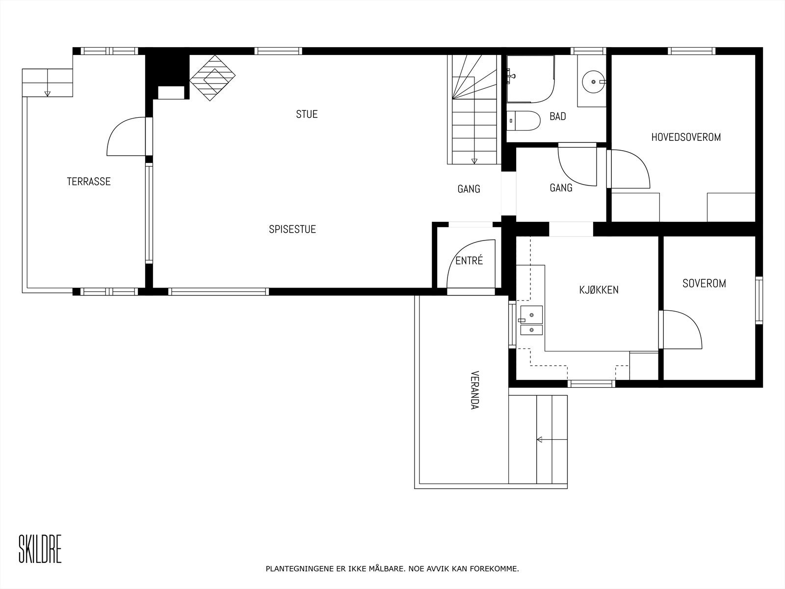 Plantegning 1.etasje. Galleribilde