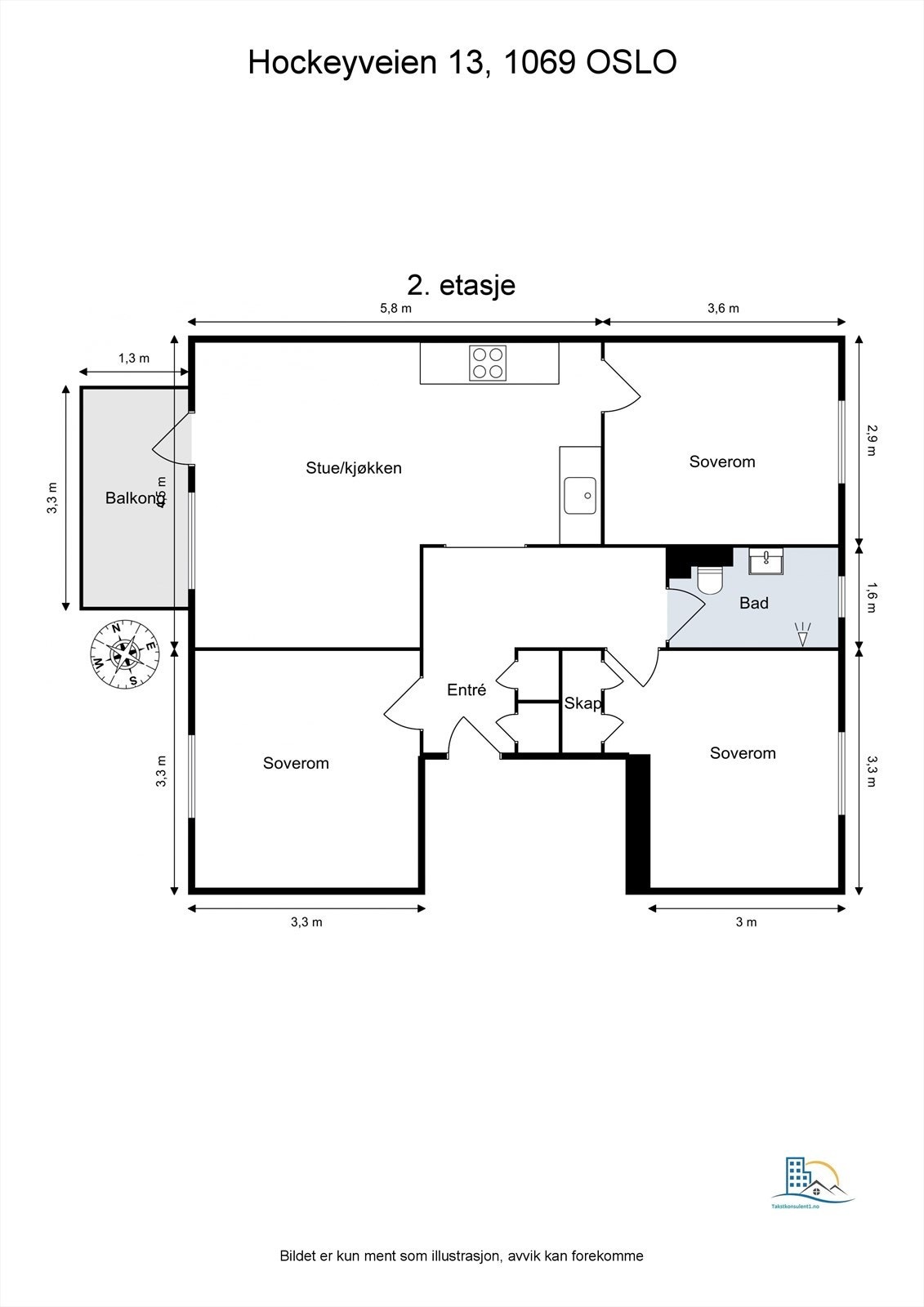 Plantegning Galleribilde