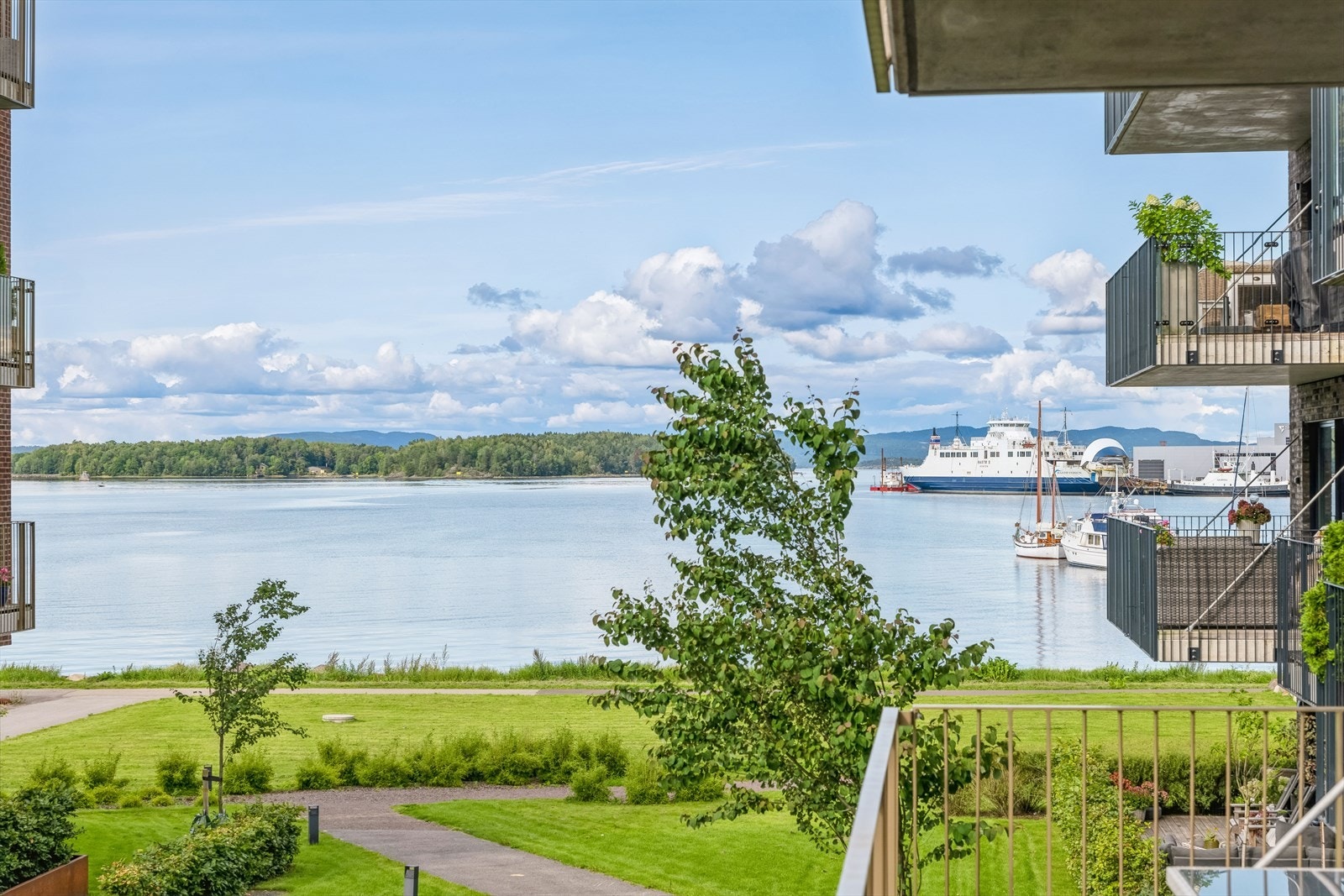 Her kan du nyte en nydelig utsikt fra balkongen. Galleribilde