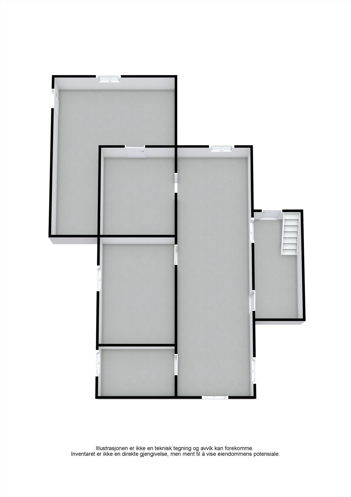 Plantegning kjeller. Galleribilde