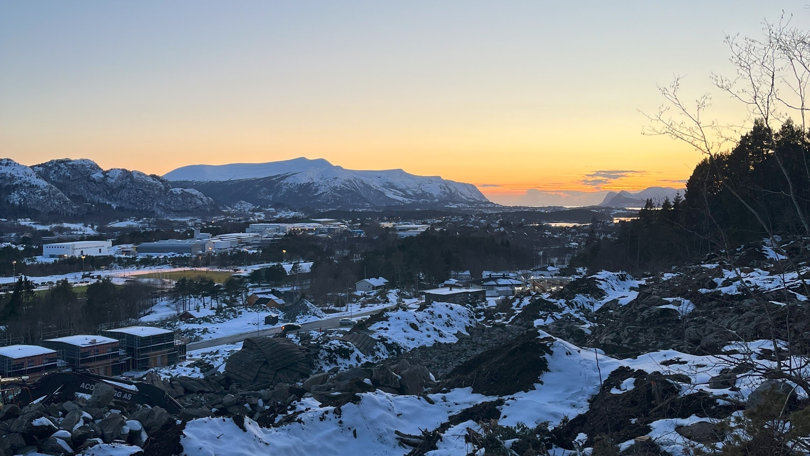 Bilde tatt fra tomt Galleribilde