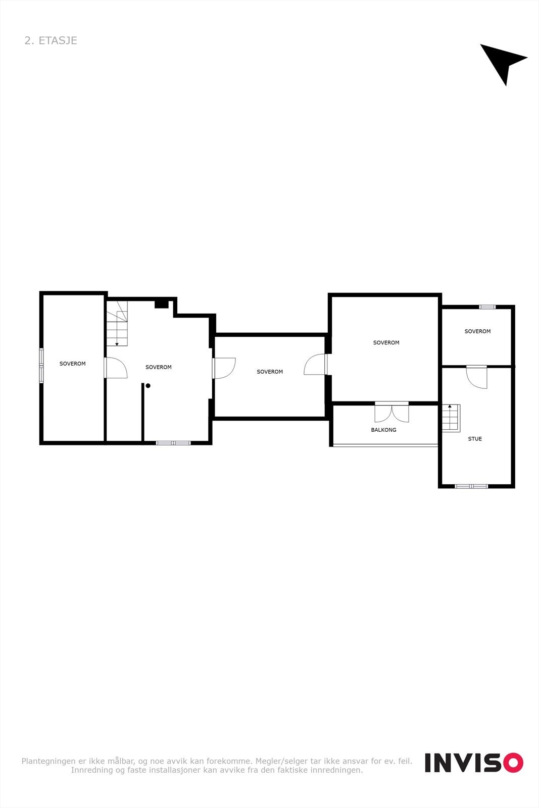 Plantegning 2 etasje Galleribilde