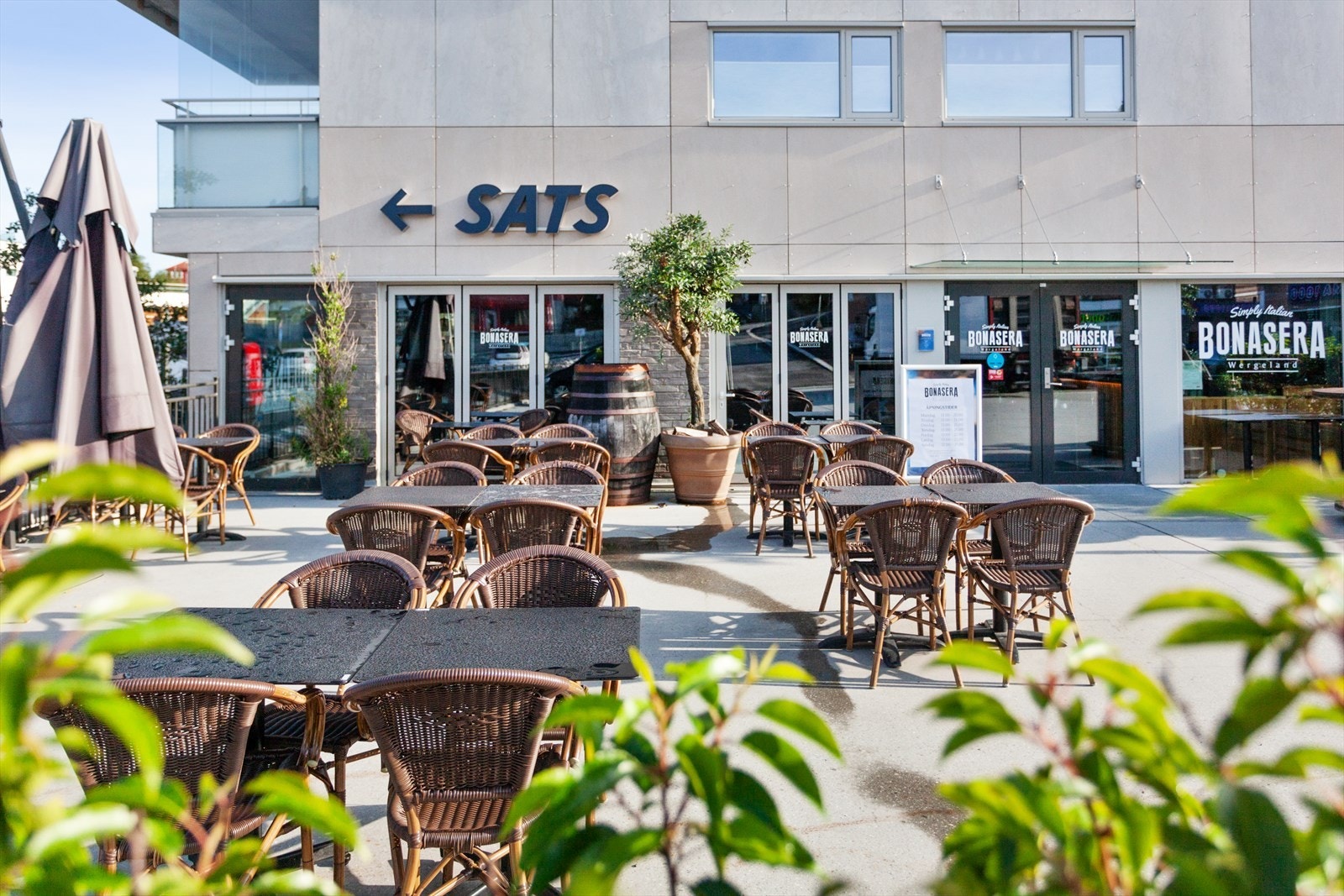 SATS i Stortveitsvegen. Galleribilde