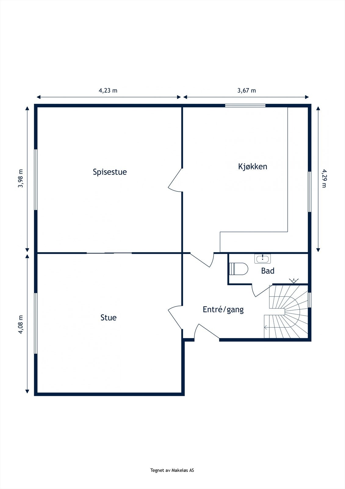 Plantegning 2.etasje. Galleribilde