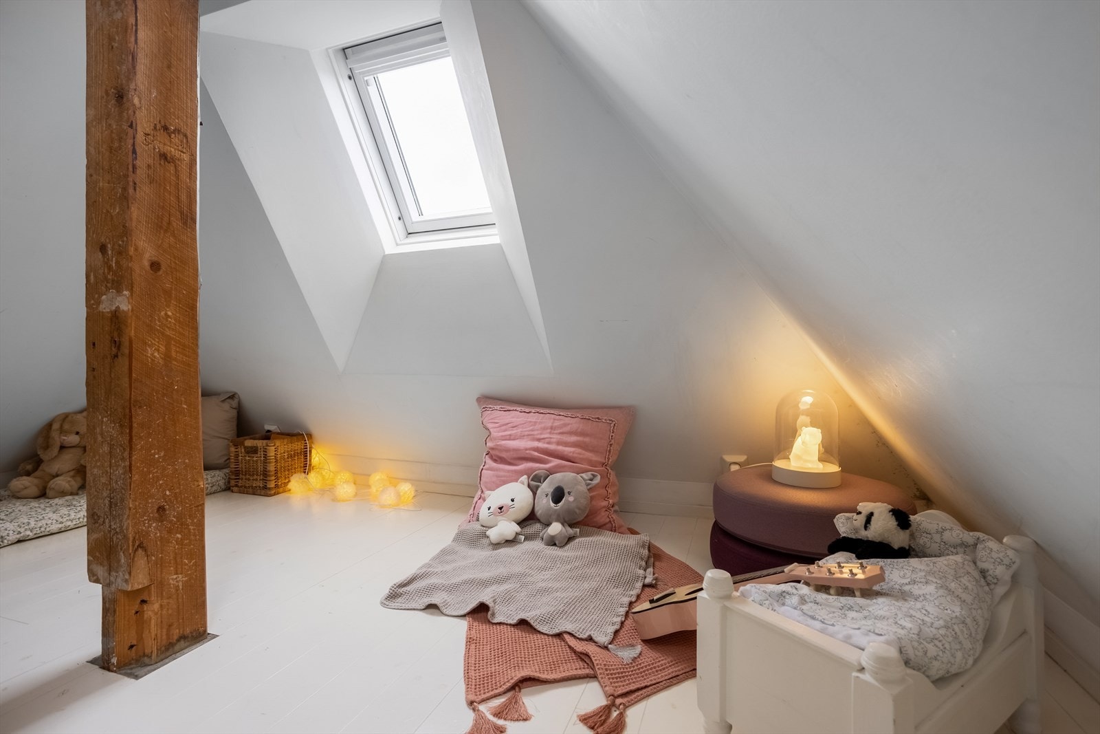 Hemsen kan benyttes på flere måter - alt fra lekeareal til lagringsplass. Galleribilde