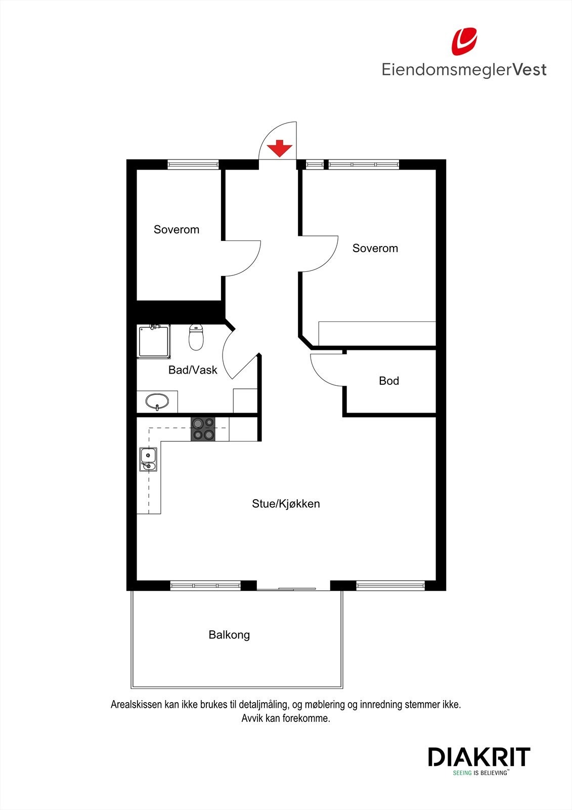 Plantegning Galleribilde